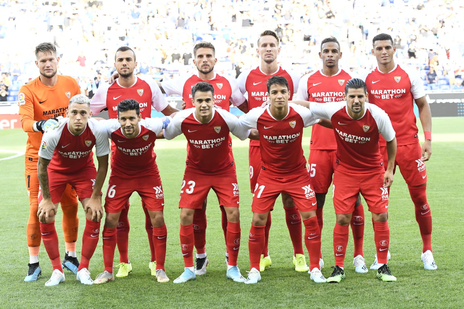 Imagen del Sevilla FC frente al Espanyol