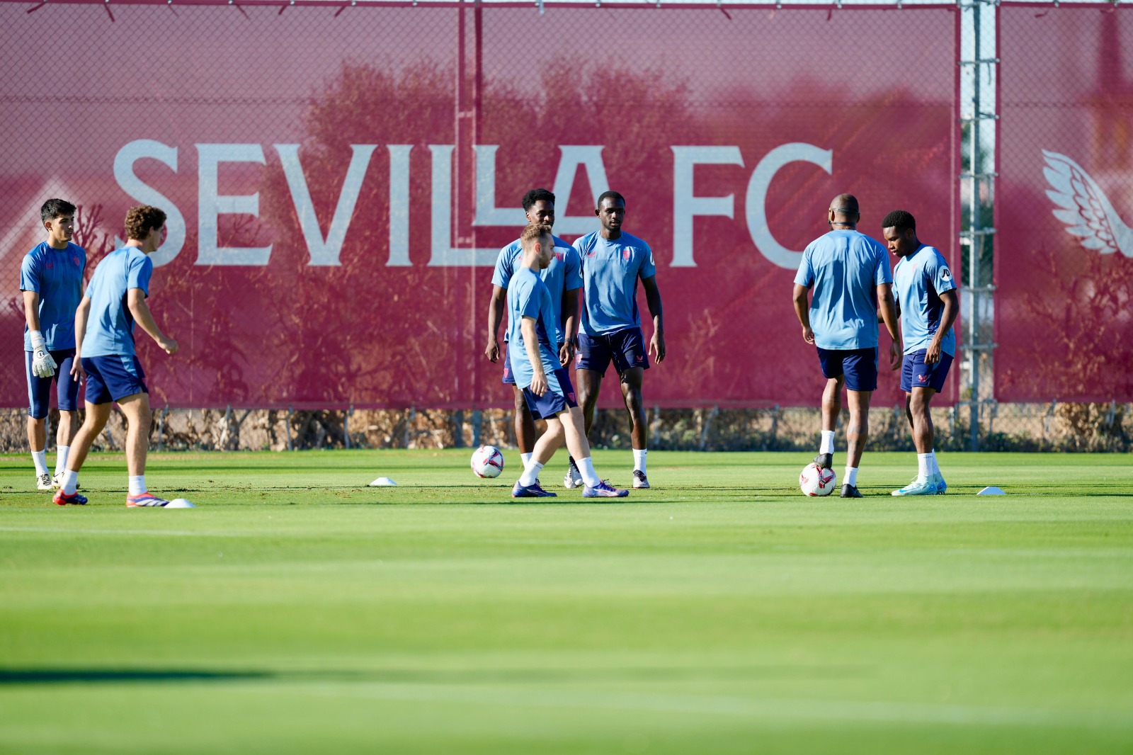 Imagen del entrenamiento del 2 de octubre