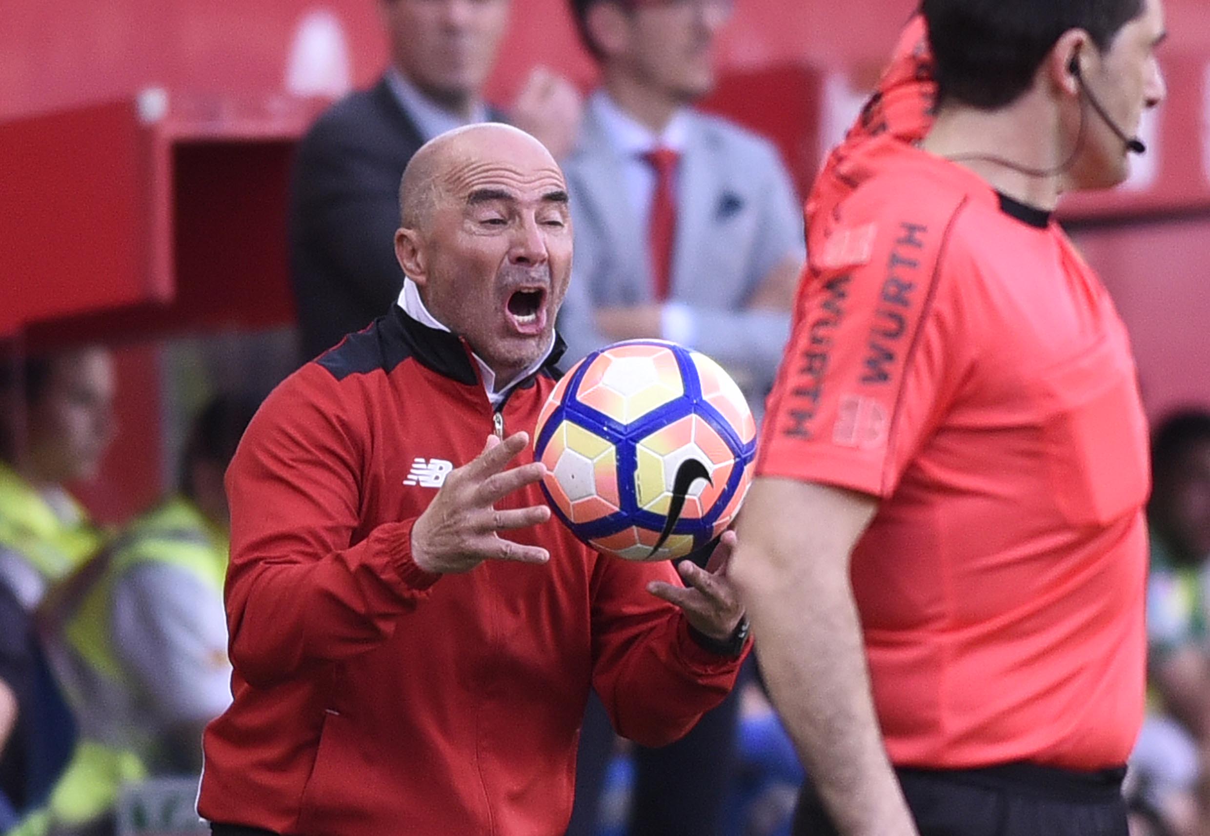 Sampaoli, en el Sevilla FC-Leganés