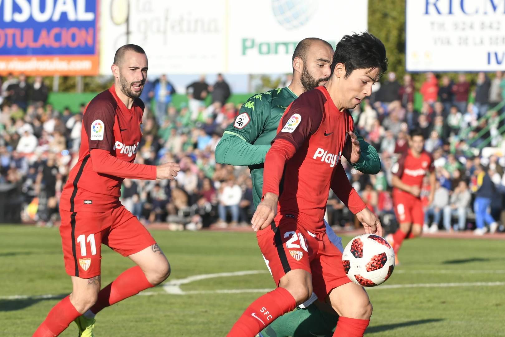 Borja Lasso en una acción en Villanueva