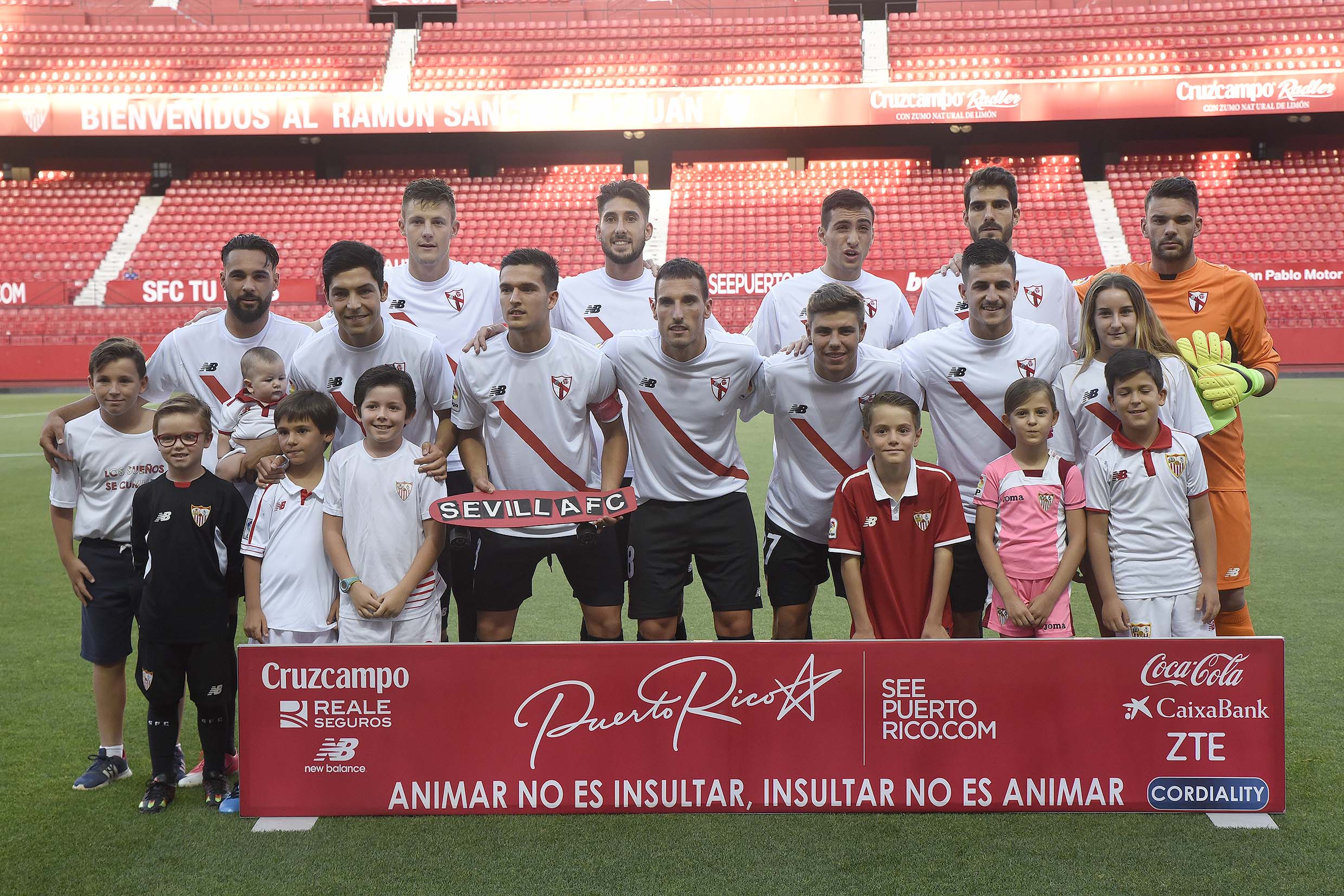 Once inicial del Sevilla Atlético ante el Rayo