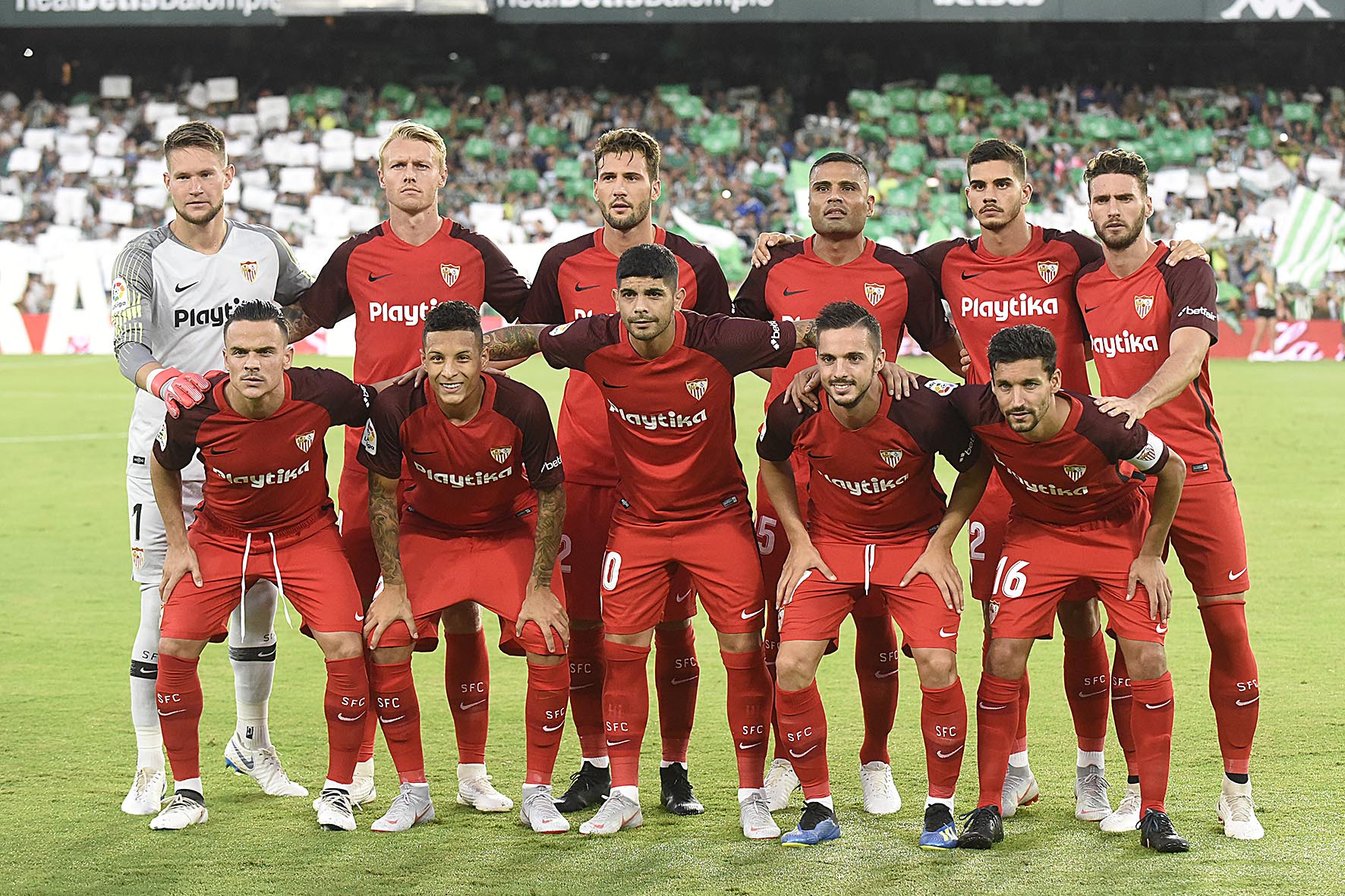 Once inicial del Sevilla FC ante el Real Betis