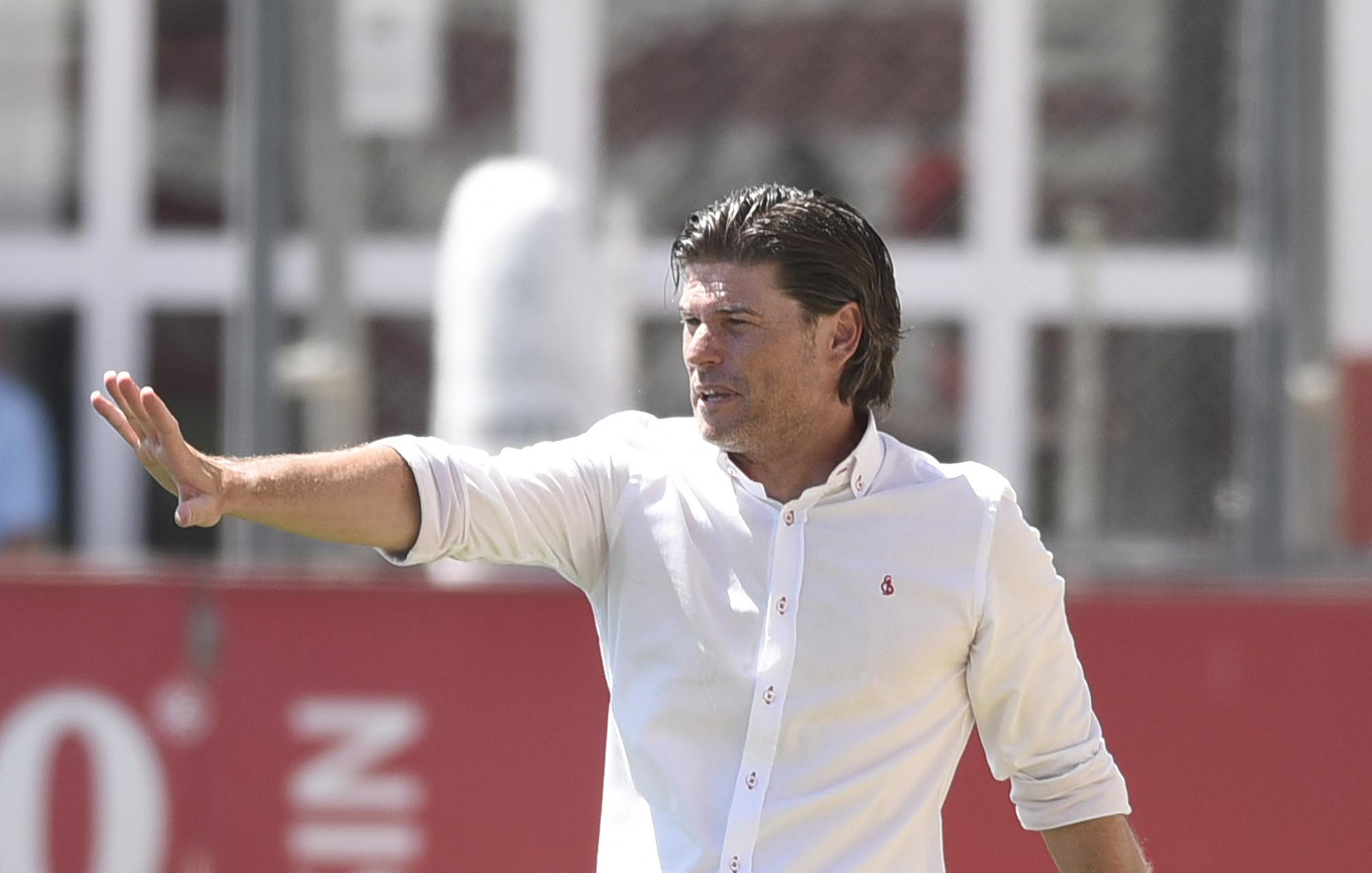 Agustín López entrenador del Sevilla FC Juvenil A