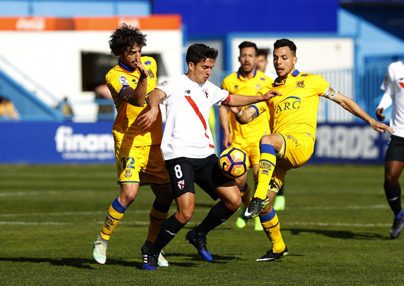 Cotán del Sevilla Atlético ante el Alcorcón