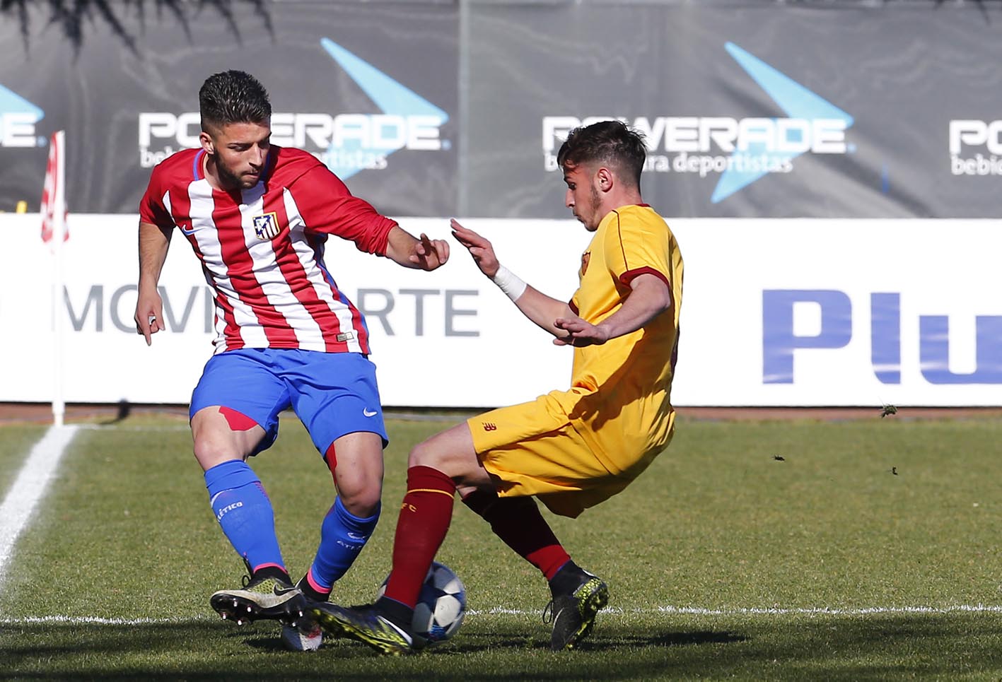 Calderón del Sevilla FC ante el Atlético de Madrid en Youth League