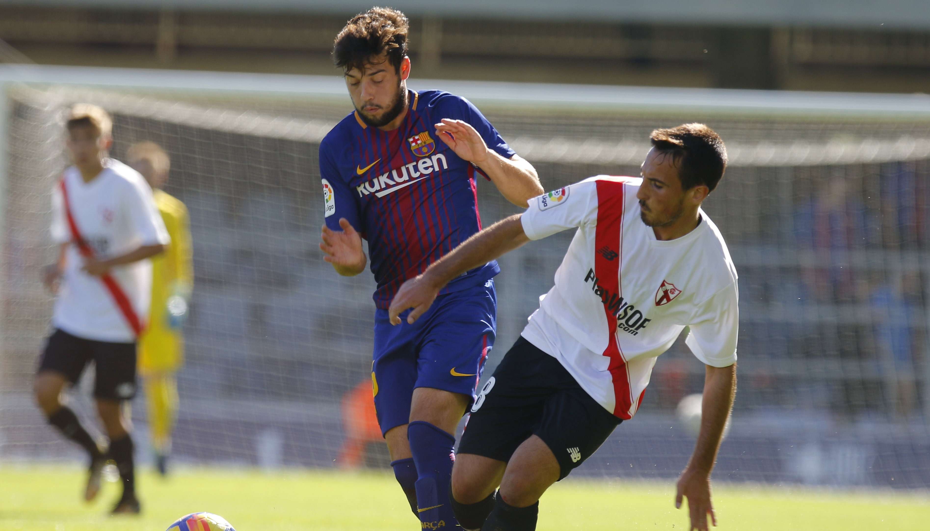 Partido entre el Barcelona B y el Sevilla Atlético