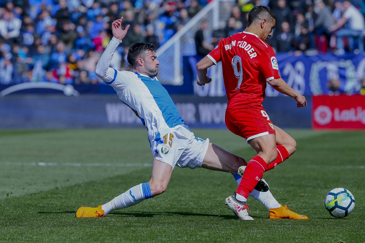 Ben Yedder del Sevilla FC ante el Leganés