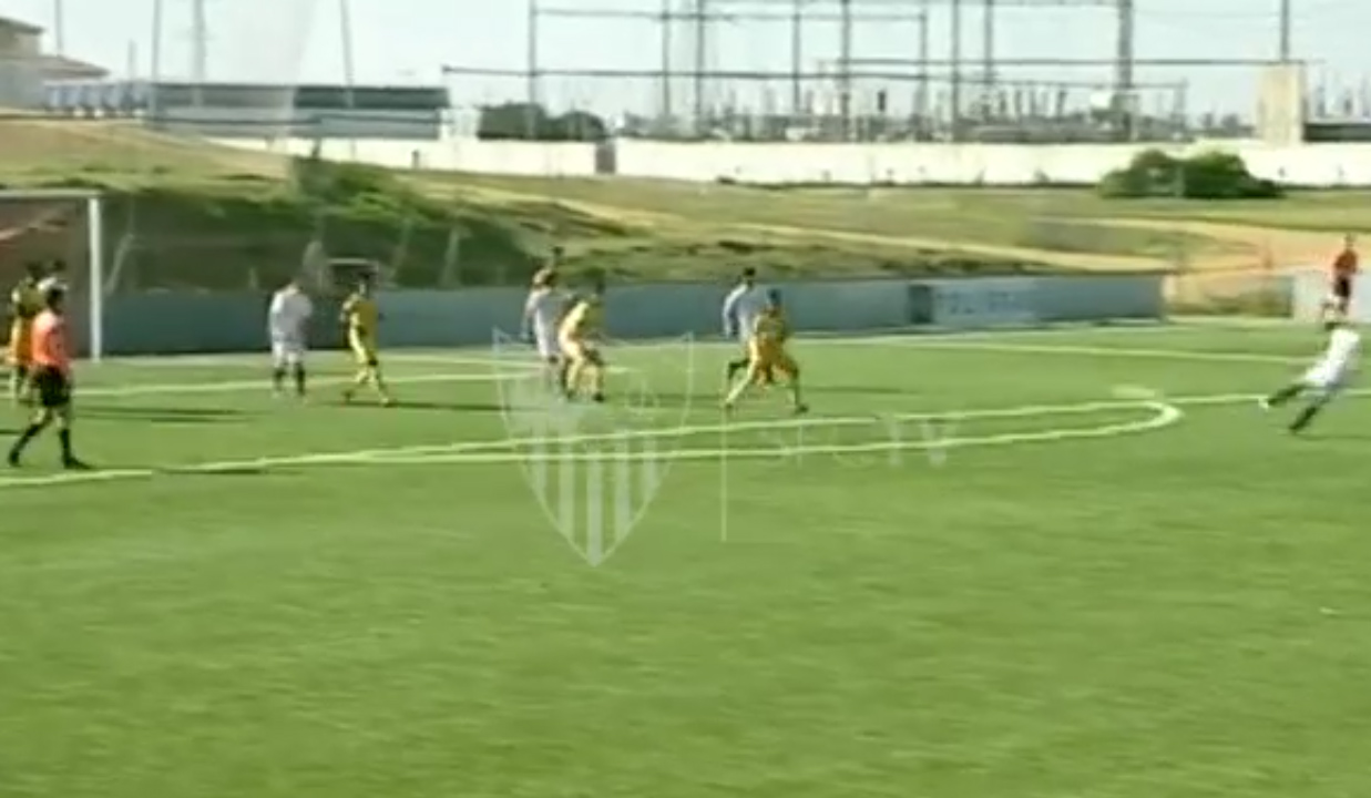 Partido entre el Sevilla FC Cadete y el Málaga CF