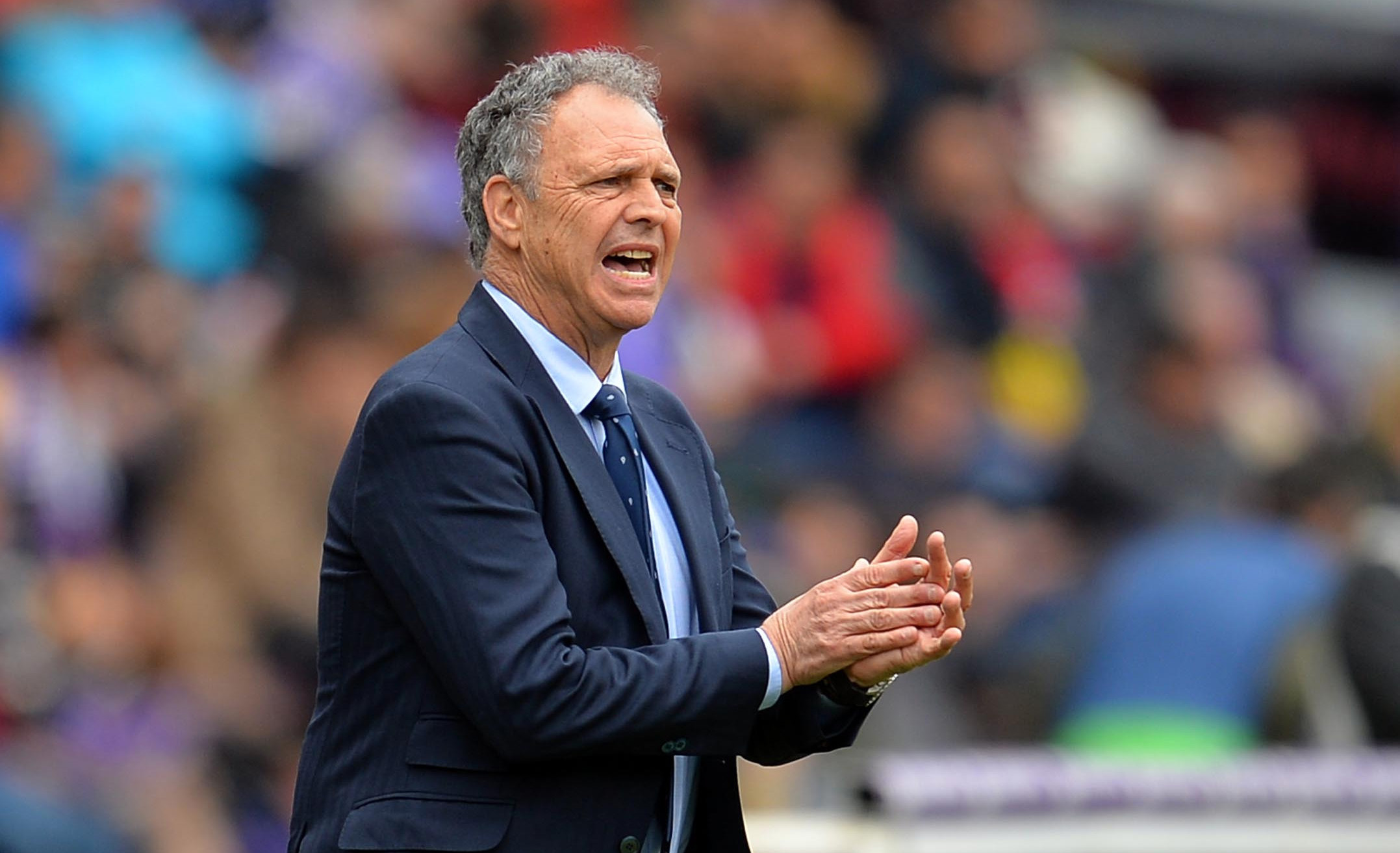 Joaquín Caparrós en el Estadio José Zorrilla