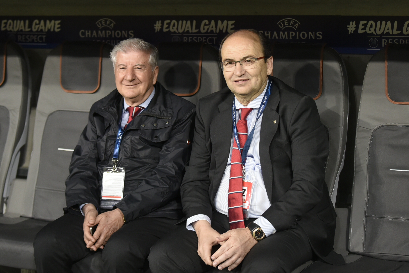 Gabriel Ramos y José Castro en el Allianz Arena