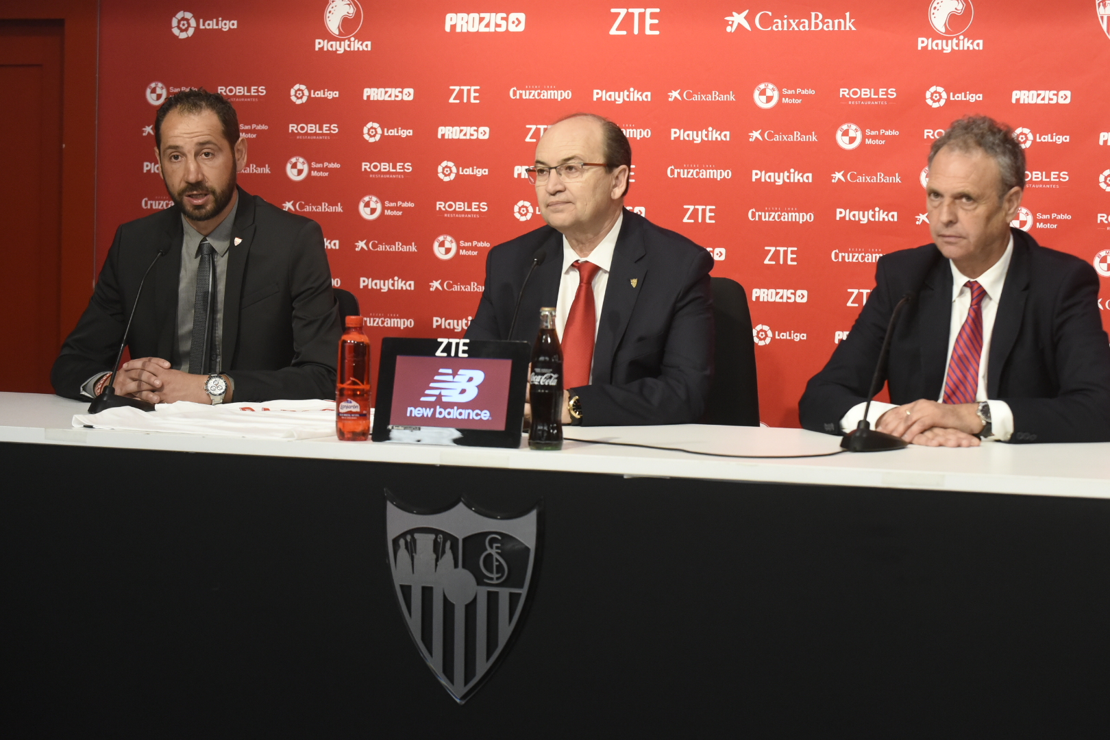 José Castro en la presentación de Pablo Machín