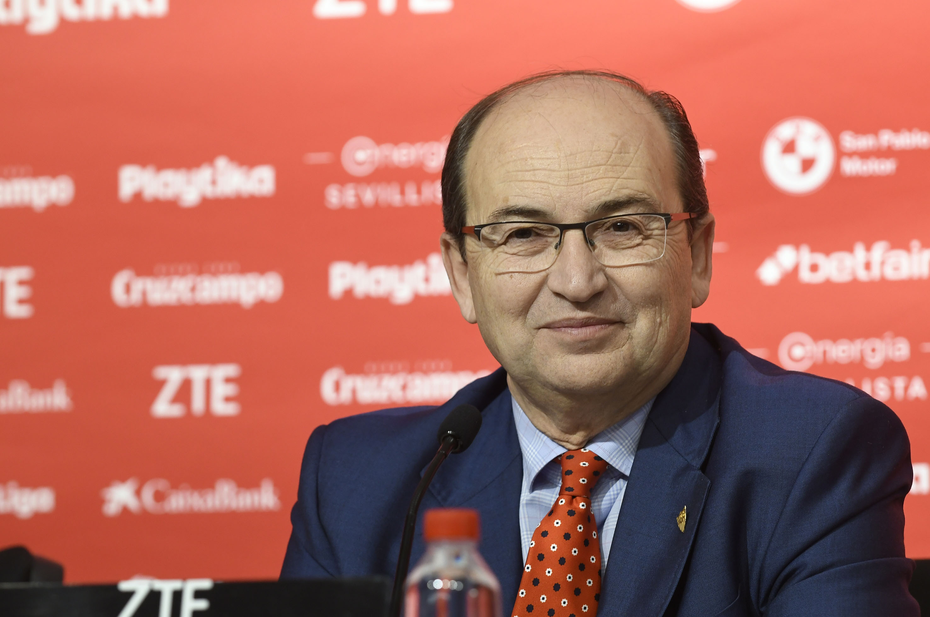 José Castro en la rueda de prensa de Wöber