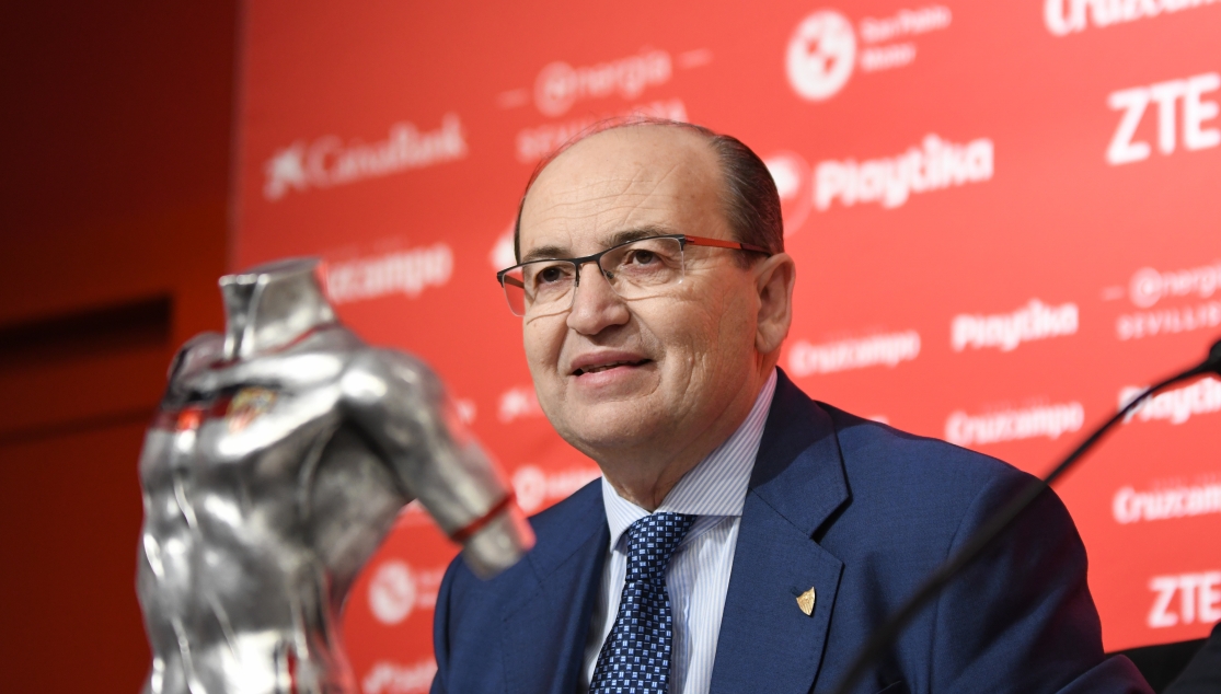 José Castro en la presentaciónd el X Trofeo Antonio Puerta