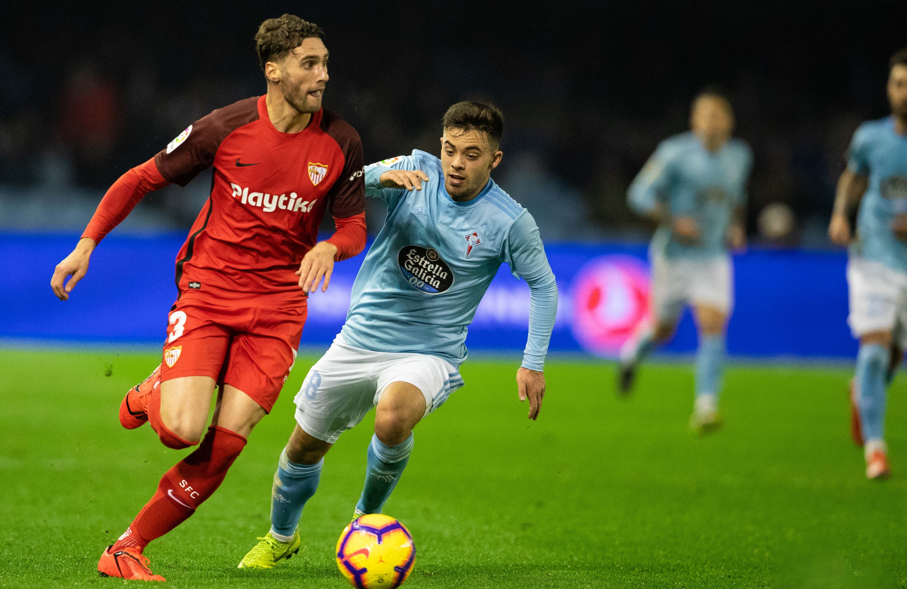 Sergi Gómez ante el RC Celta