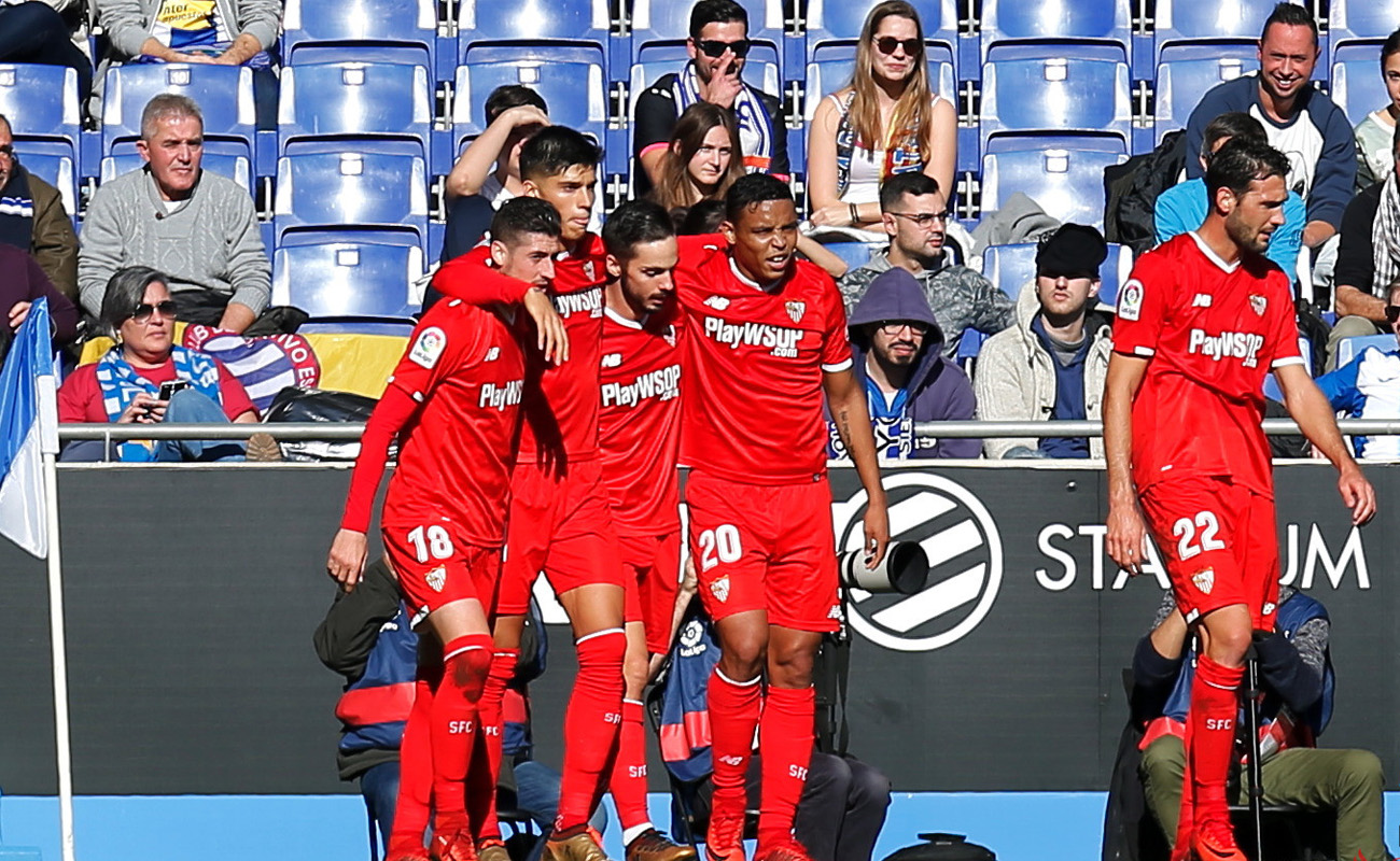 Partido entre el RCD Espanyol y el Sevilla FC