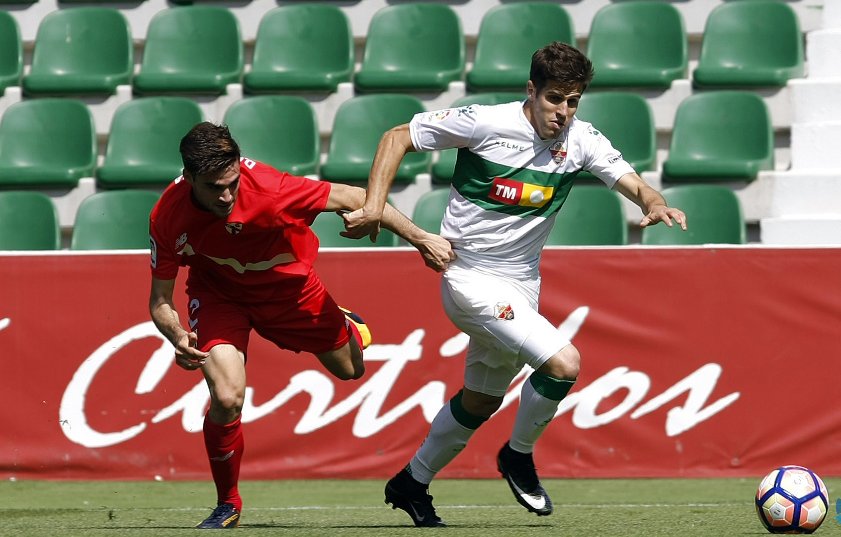 David Carmona del Sevilla Atlético ante el Elche