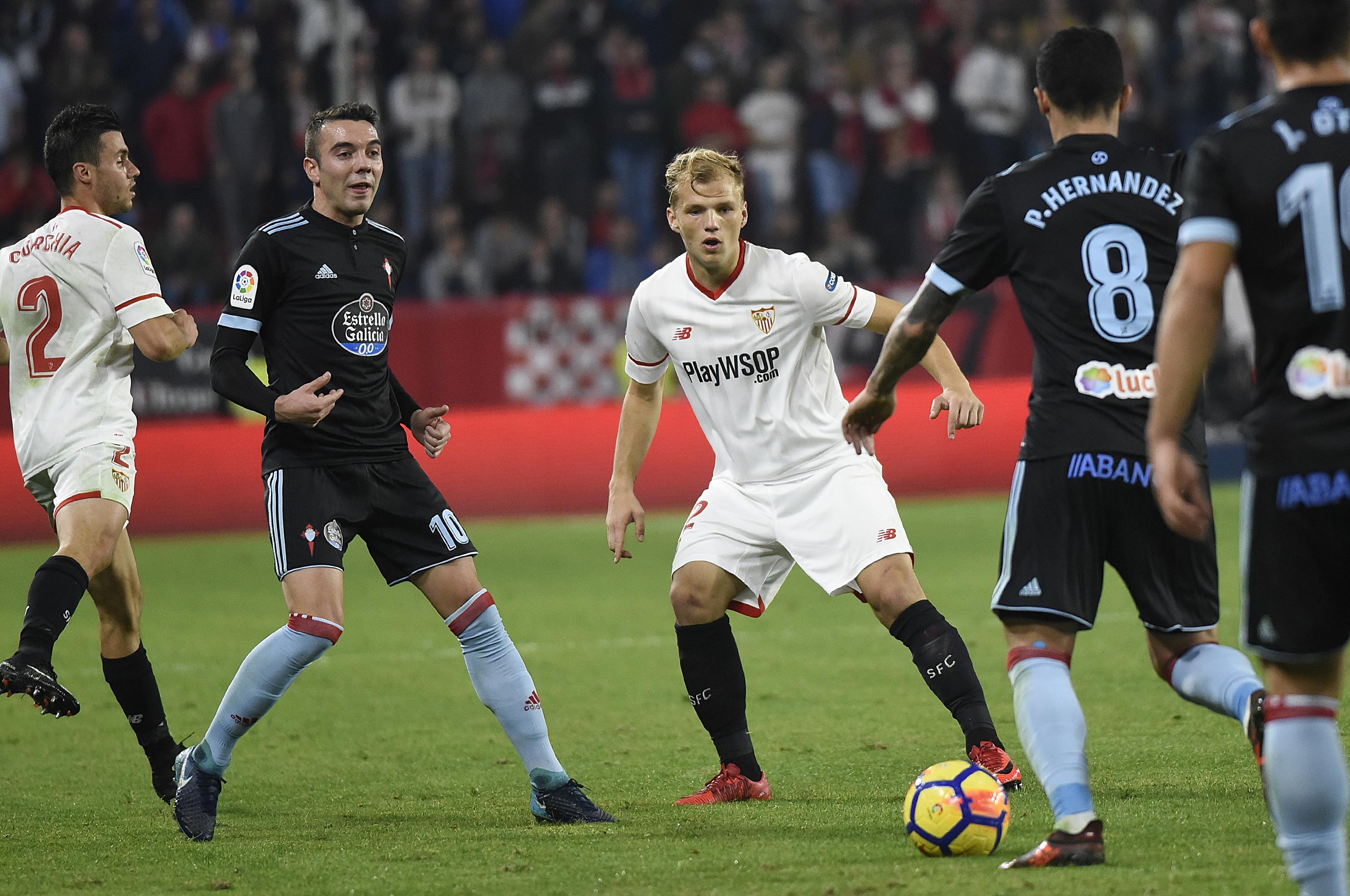 Geis del Sevilla FC ante el RC Celta