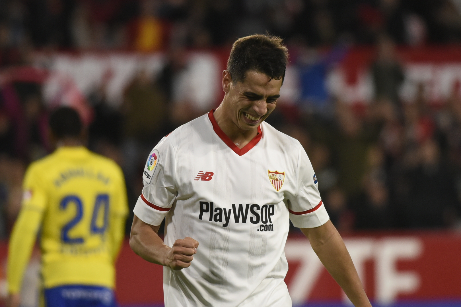 Ben Yedder del Sevilla FC ante el Cádiz CF