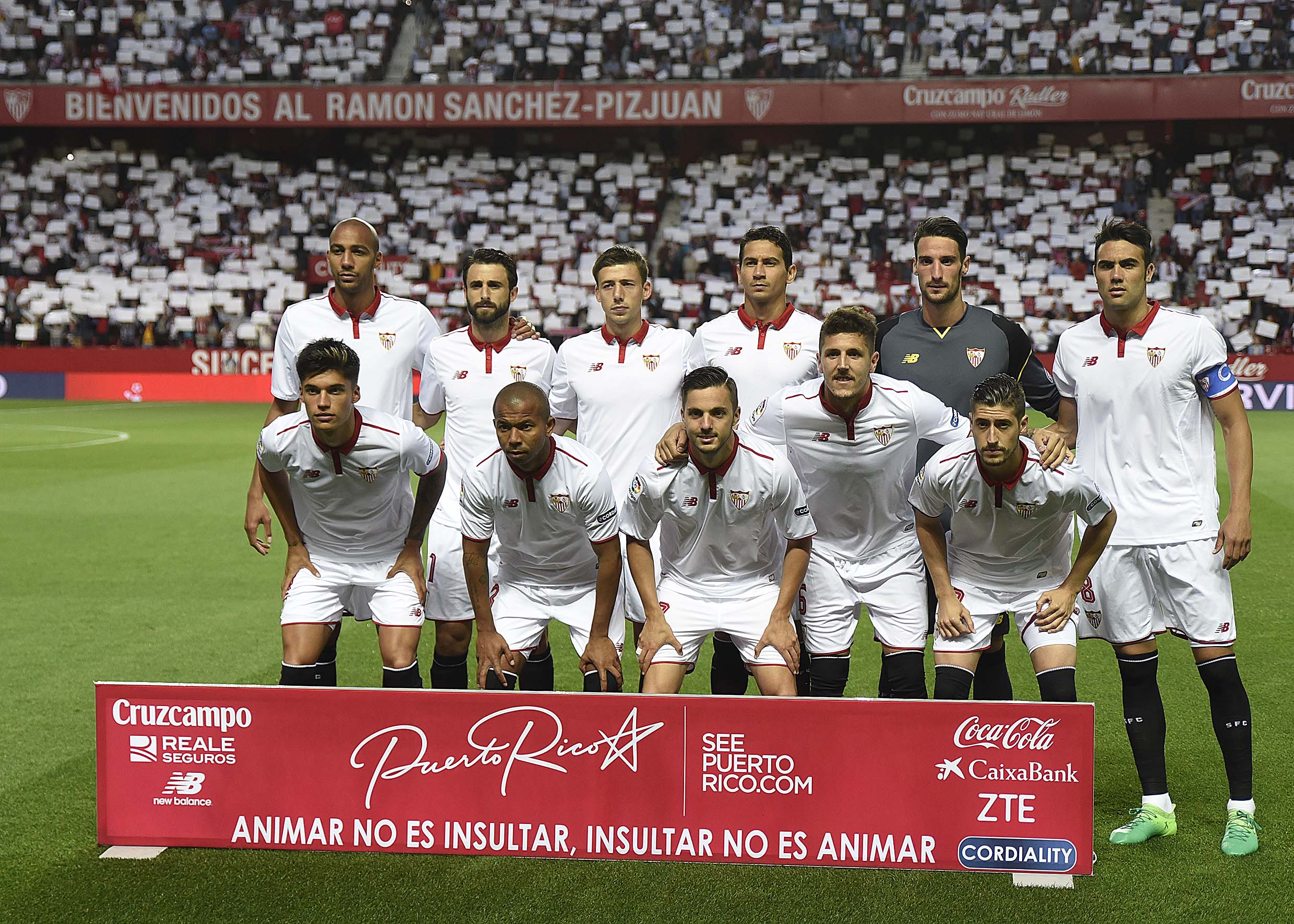 Once titular del Sevilla FC ante el Granada CF