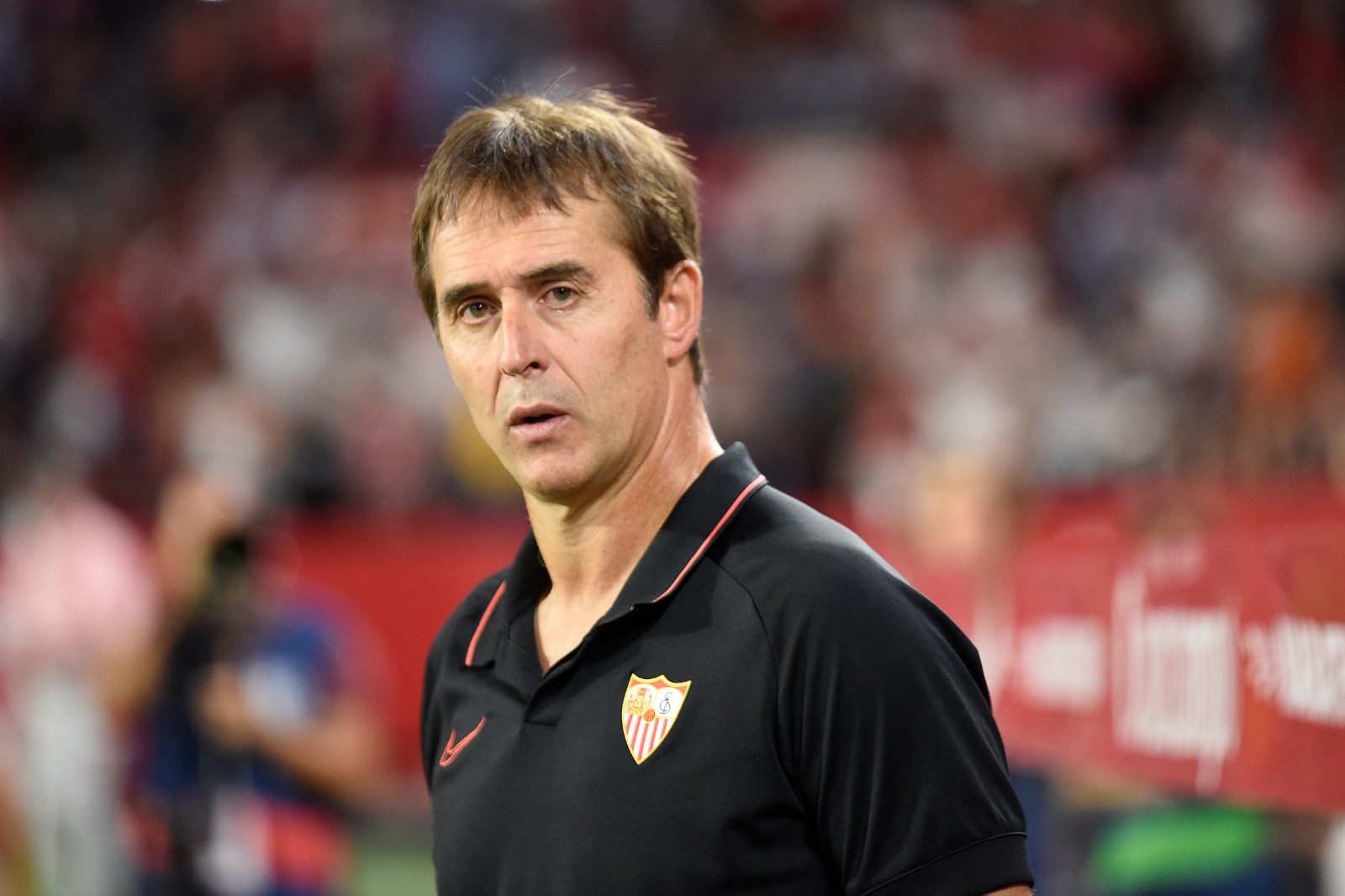 Lopetegui del Sevilla FC en el partido ante el Real Madrid