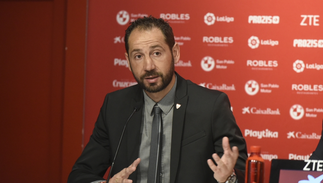 Pablo Machín, técnico del Sevilla FC