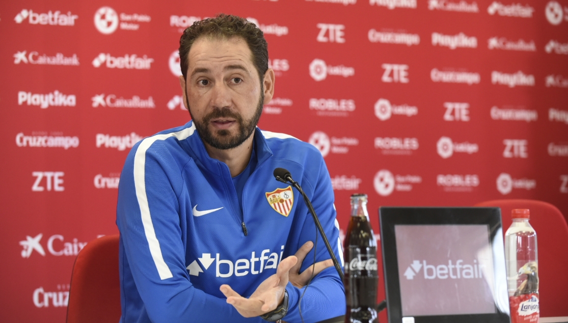 Pablo Machín, entrenador del Sevilla FC