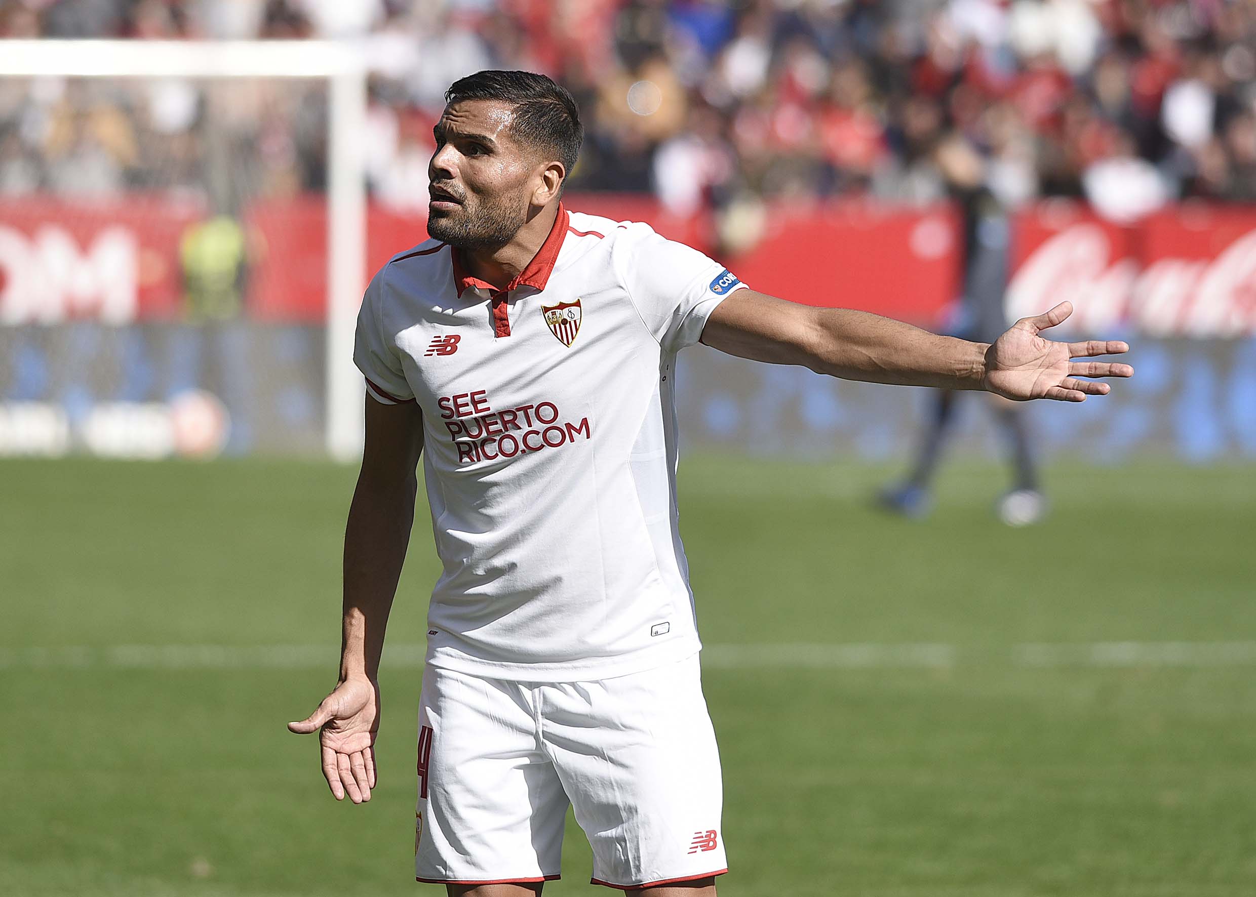 Mercado, en el Sevilla FC-Villarreal CF