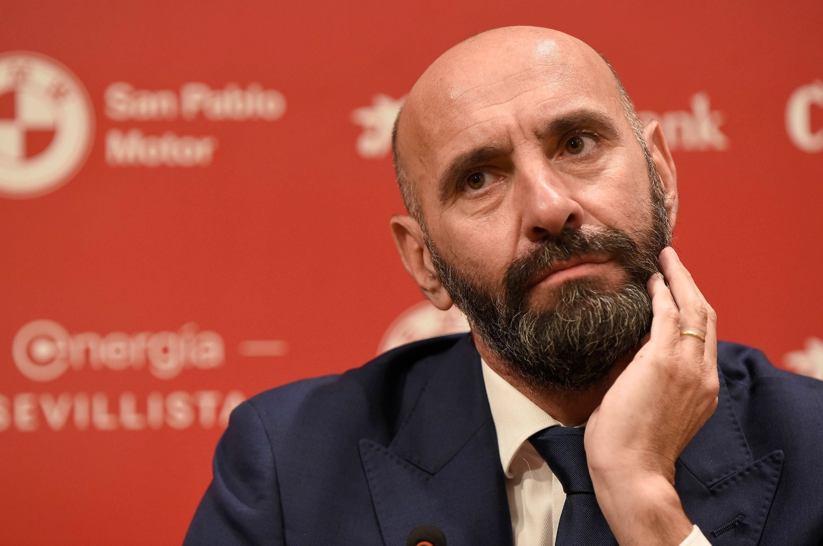 Monchi en la presentación de Diego Carlos y Jordán