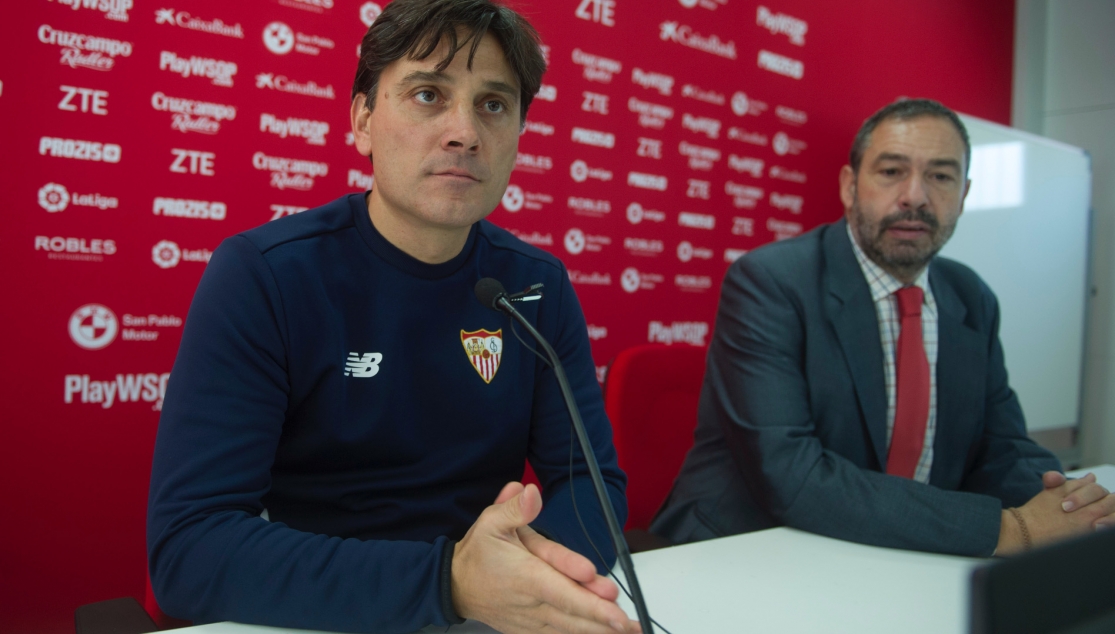 Vincenzo Montella entrenador del Sevilla FC