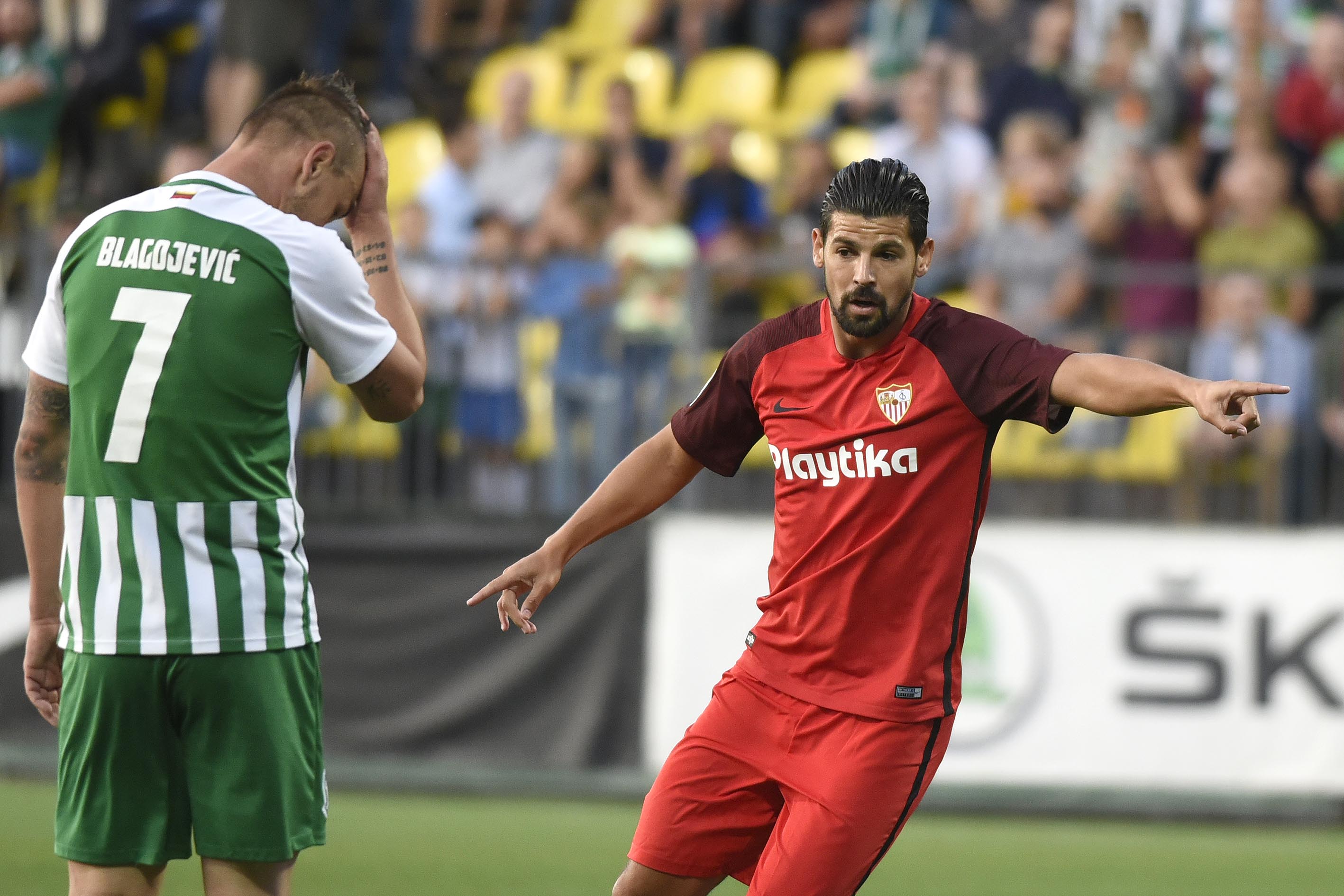 Nolito en una acción en Vilna