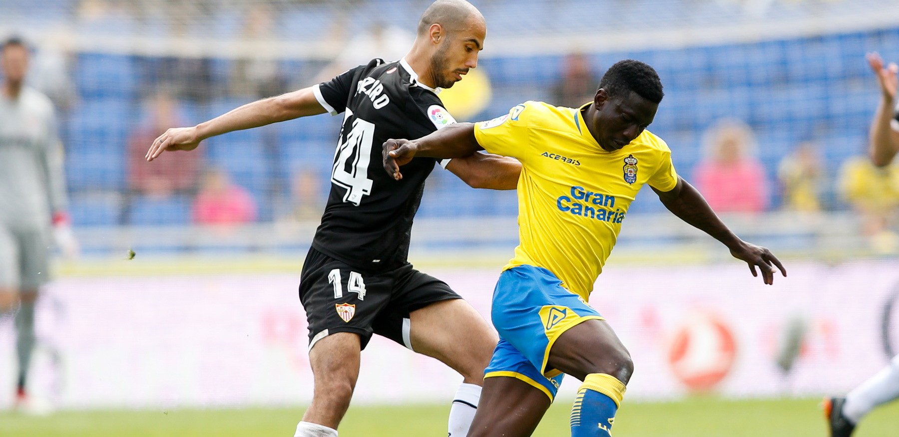 Pizarro del Sevilla FC ante Las Palmas