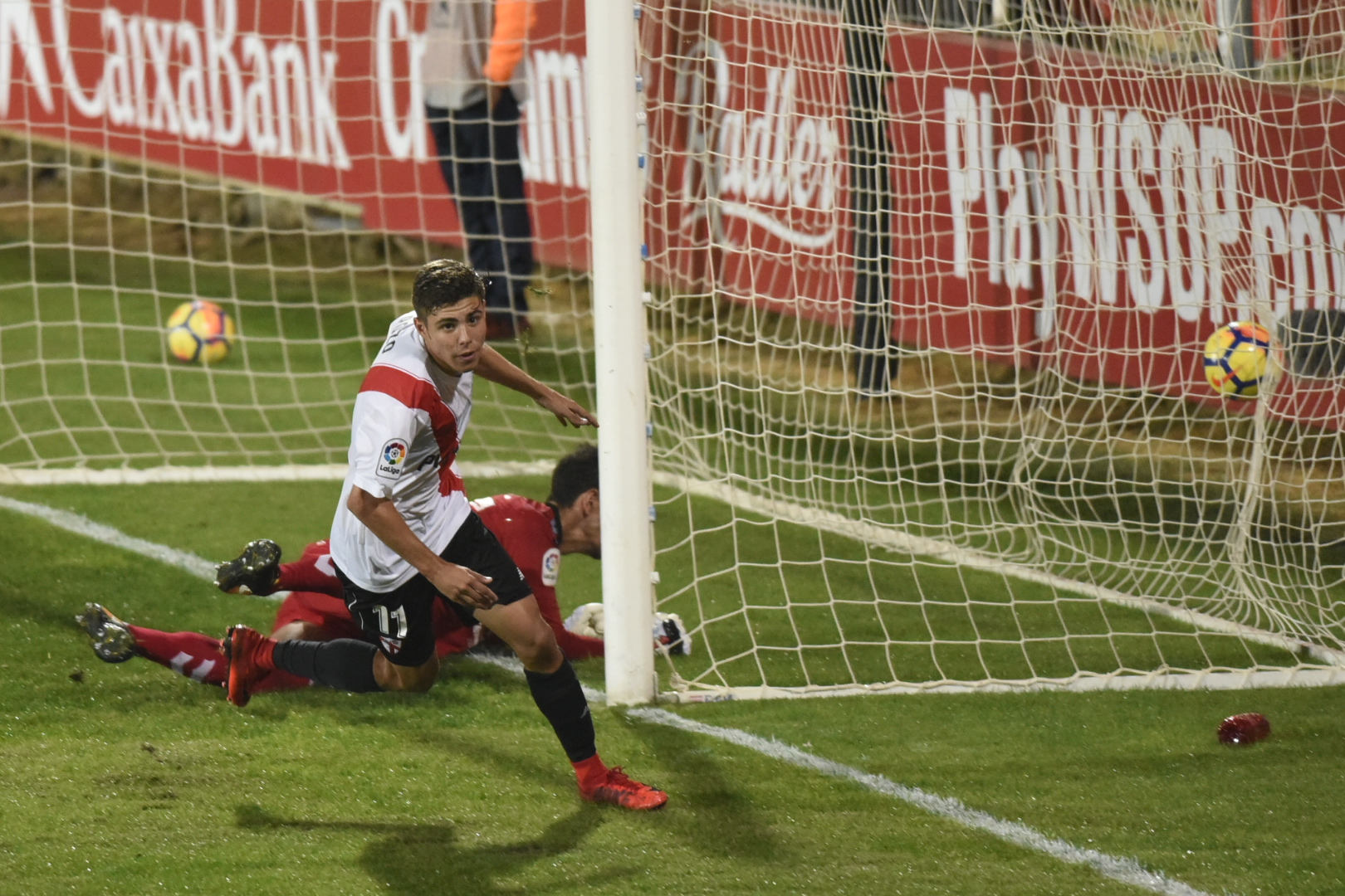 Pozo del Sevilla Atlético ante el Tenerife