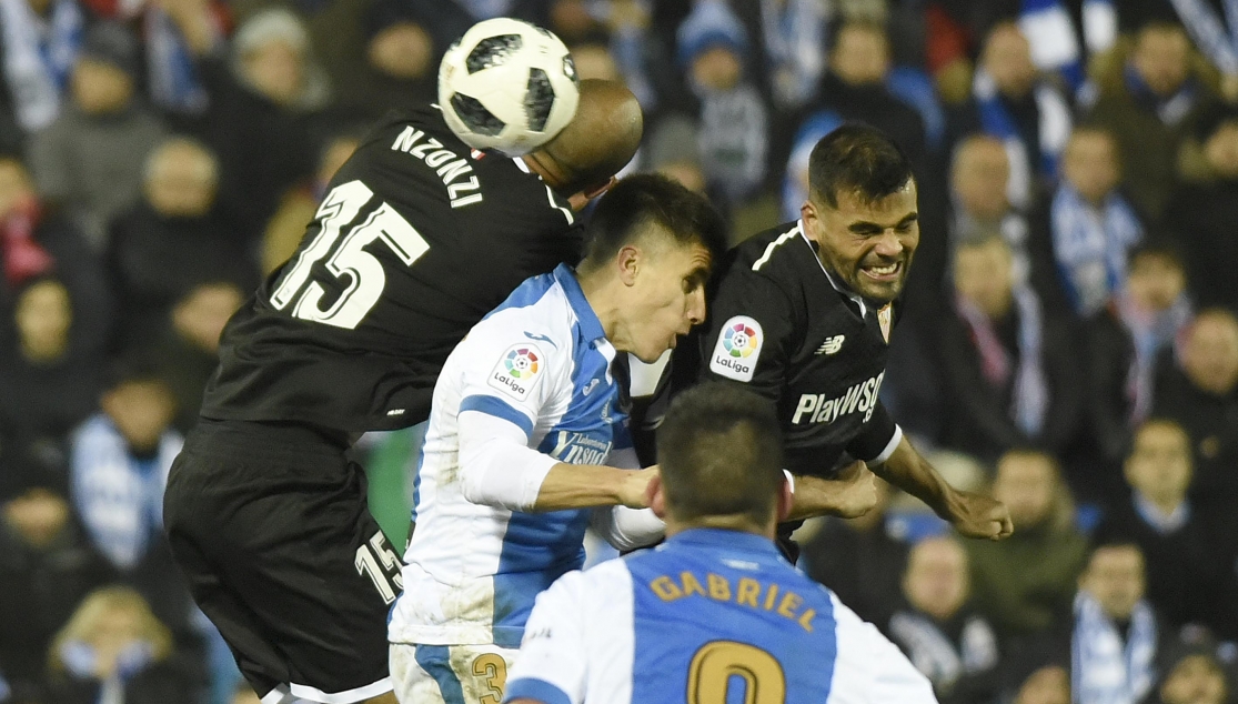 Imagen del Sevilla ante el Leganés