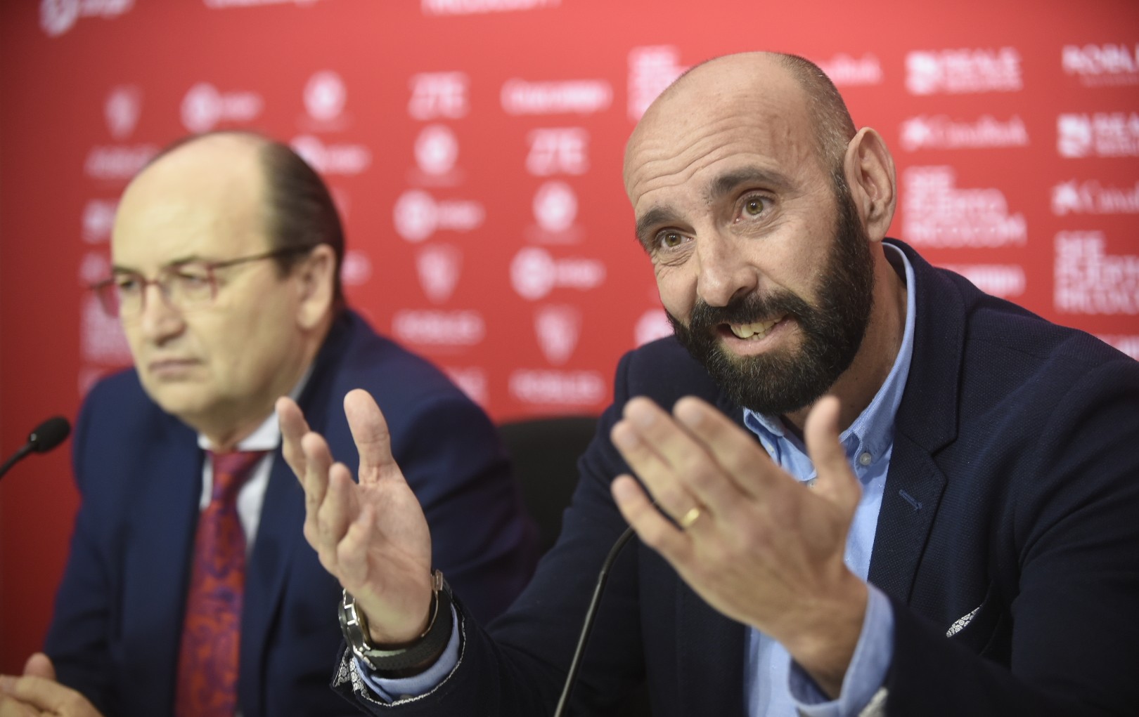 Rueda de prensa de despedida de Monchi