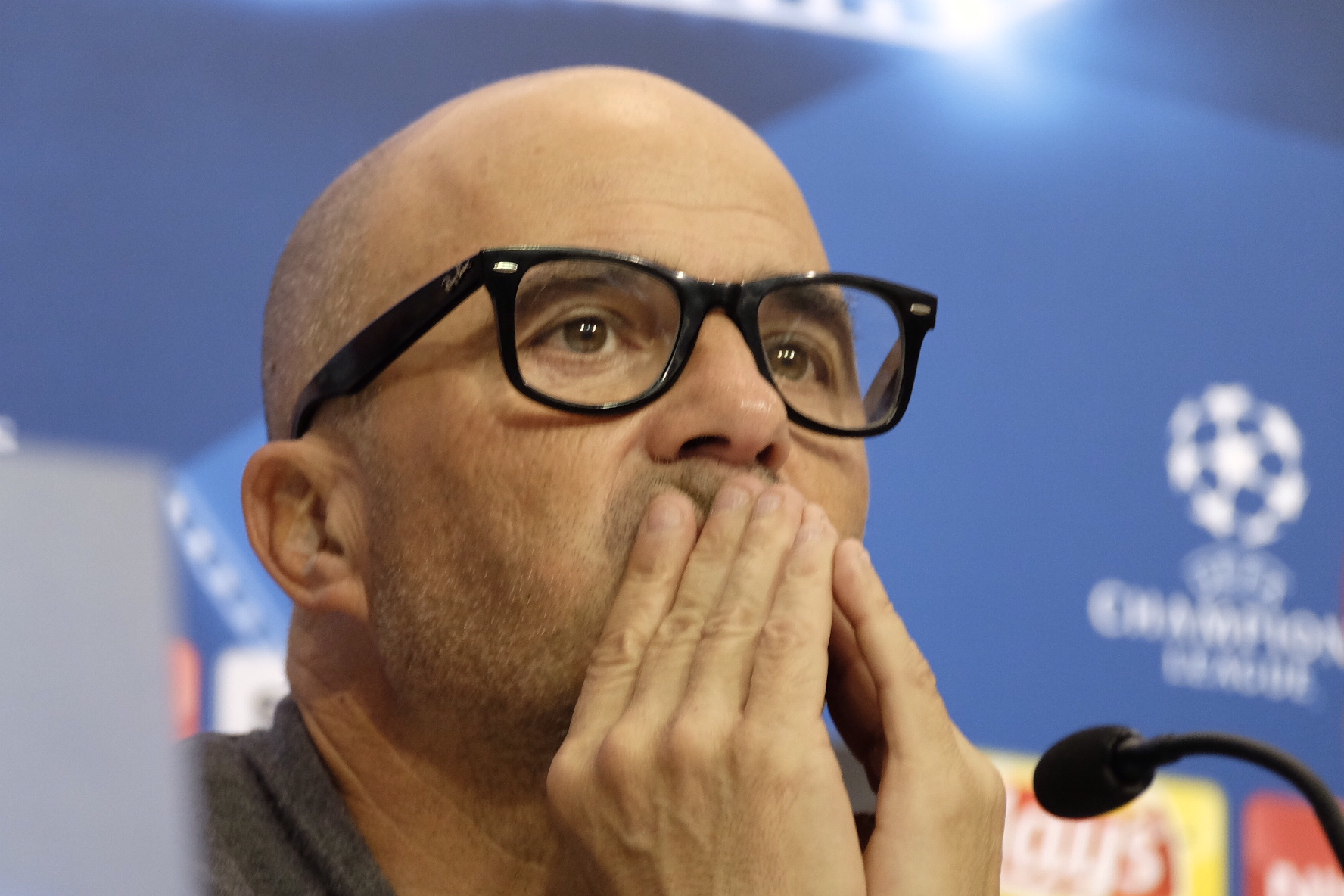 Sampaoli en rueda de prensa