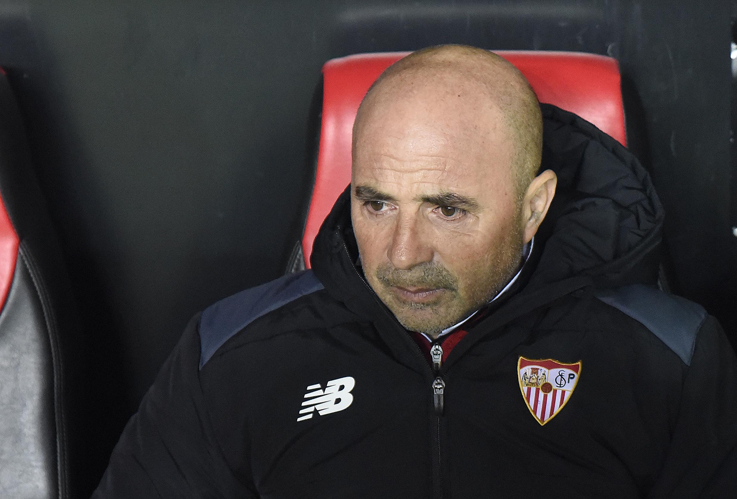 Sampaoli, en el Sevilla FC-Athletic Club