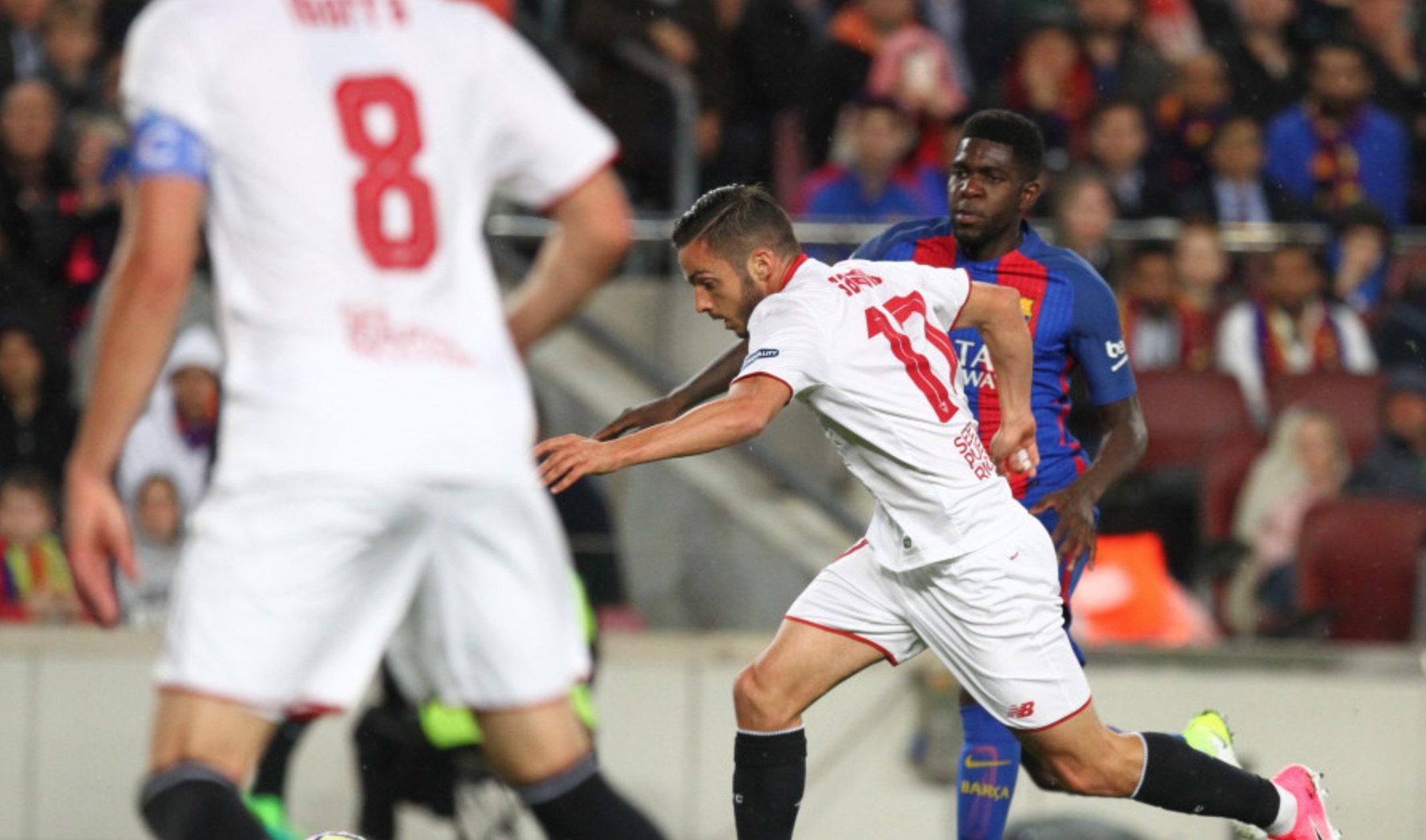 sarabia en el Camp Nou