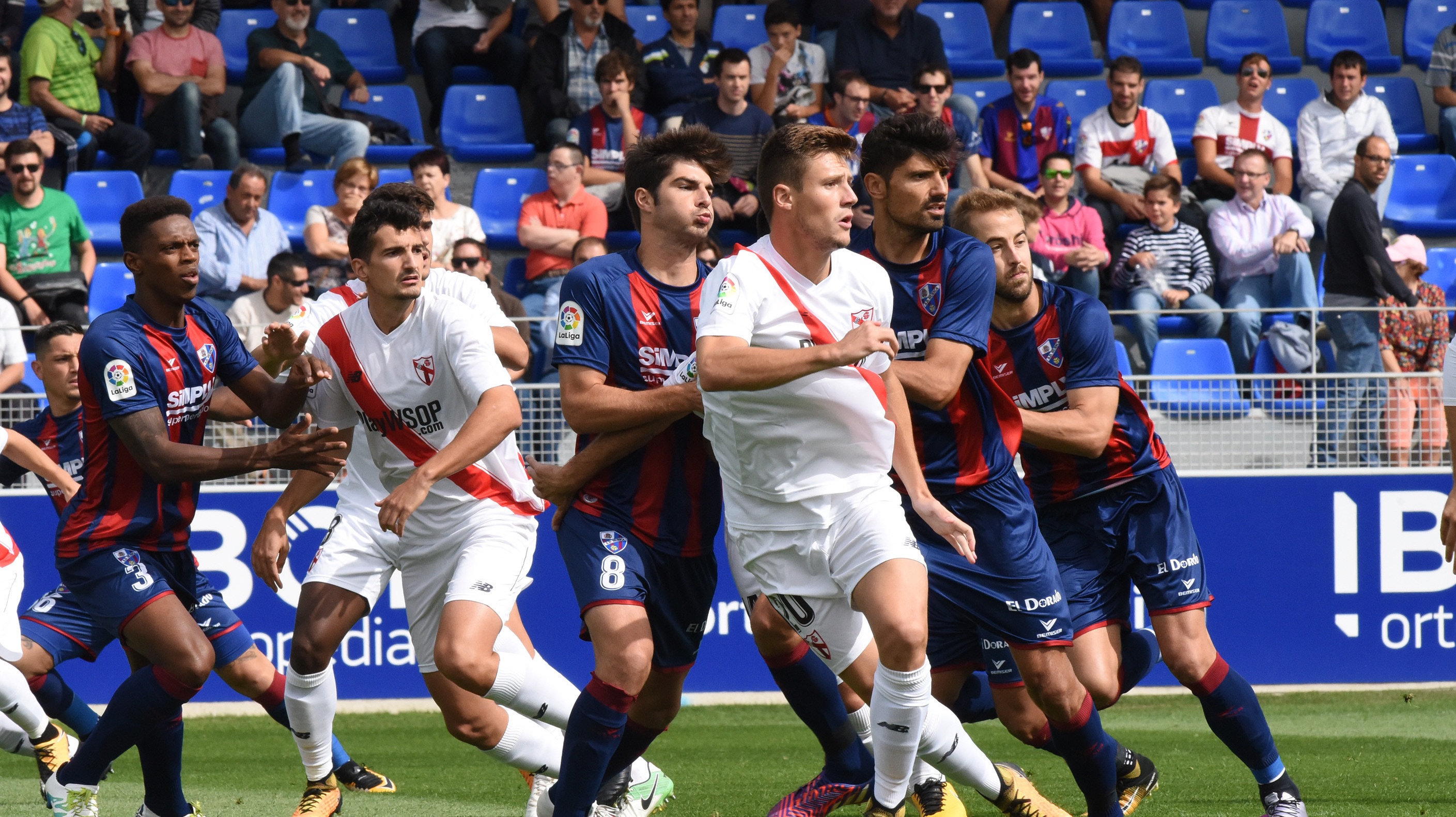 Imagen del encuentro ante la SD Huesca