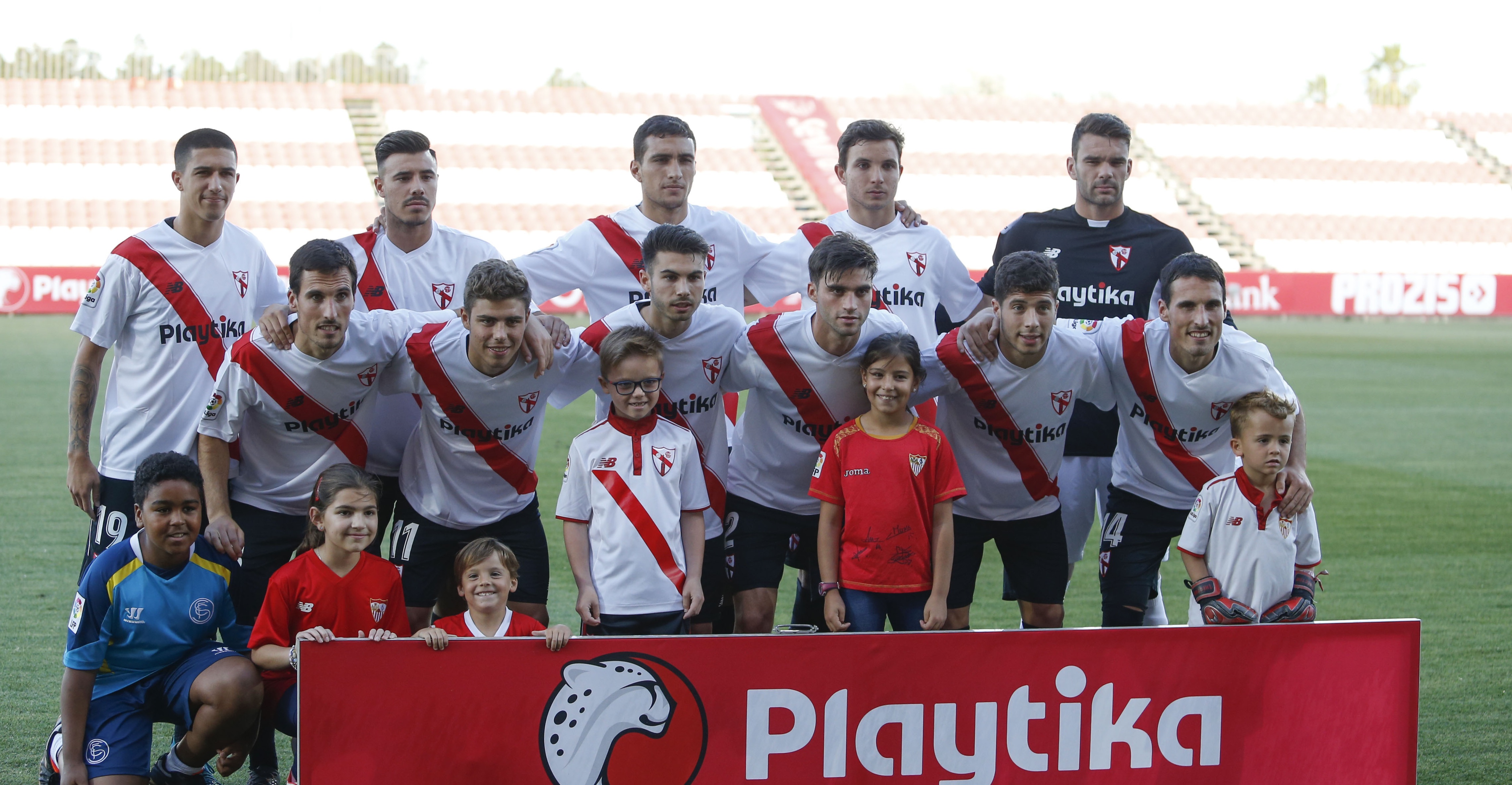 Imagen del once ante el Numancia