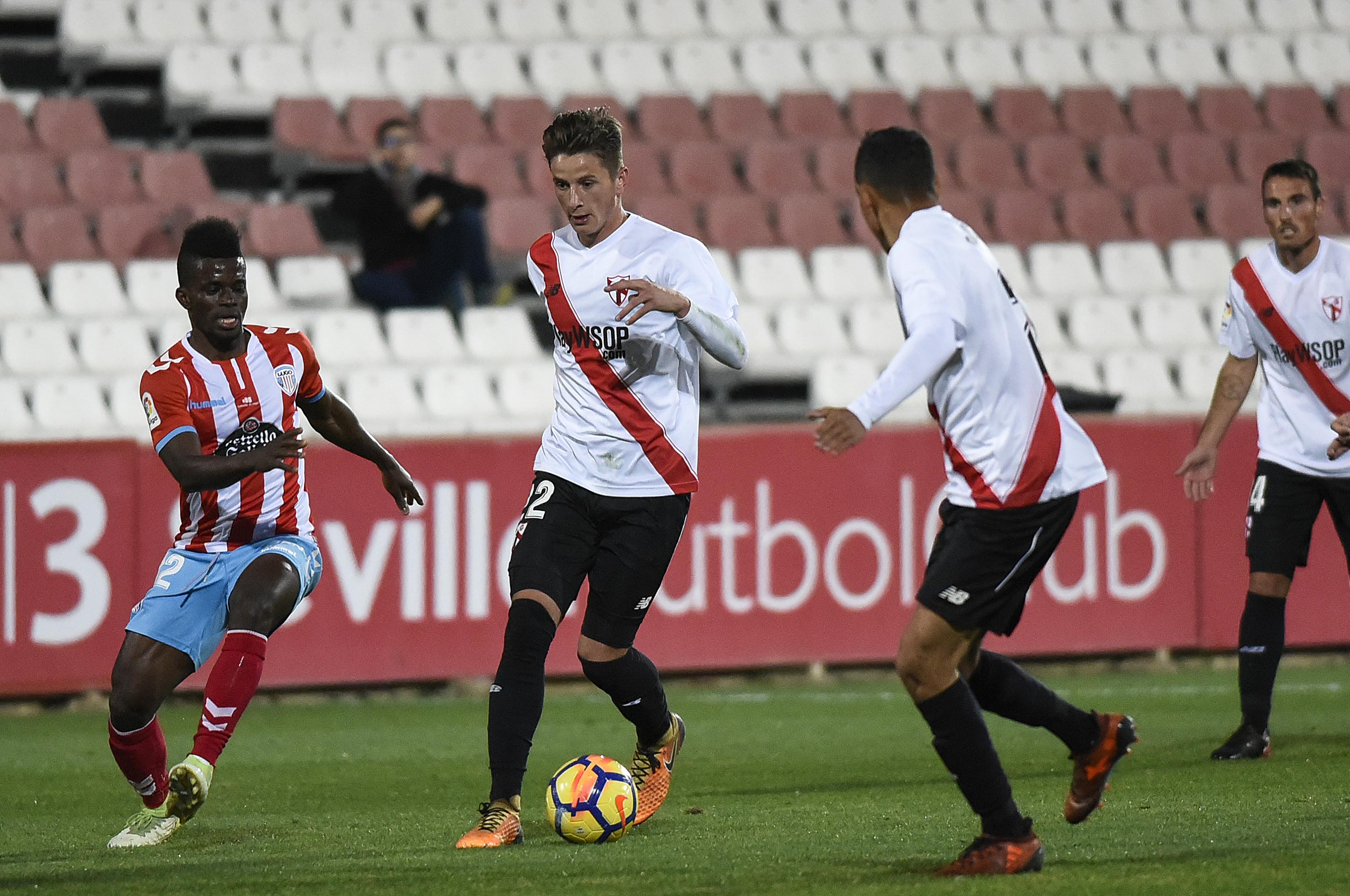 Imagen del Sevilla Atlético ante el Lugo