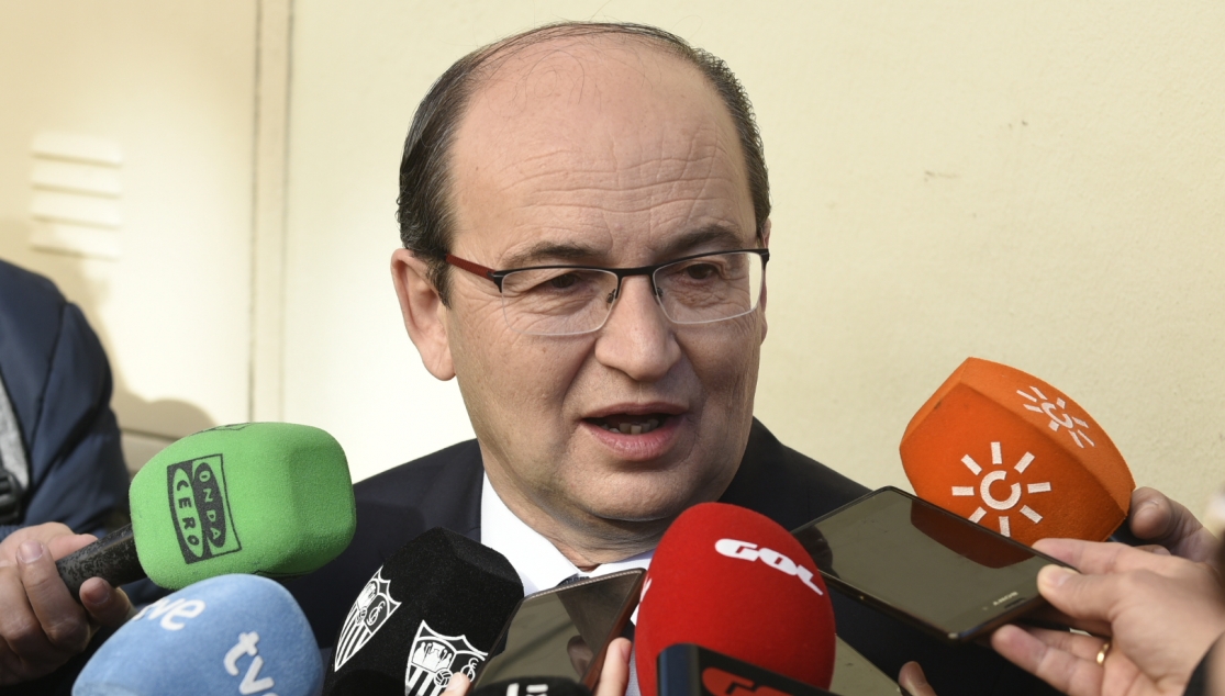 El presidente José Castro atiende a los medios en San Benito