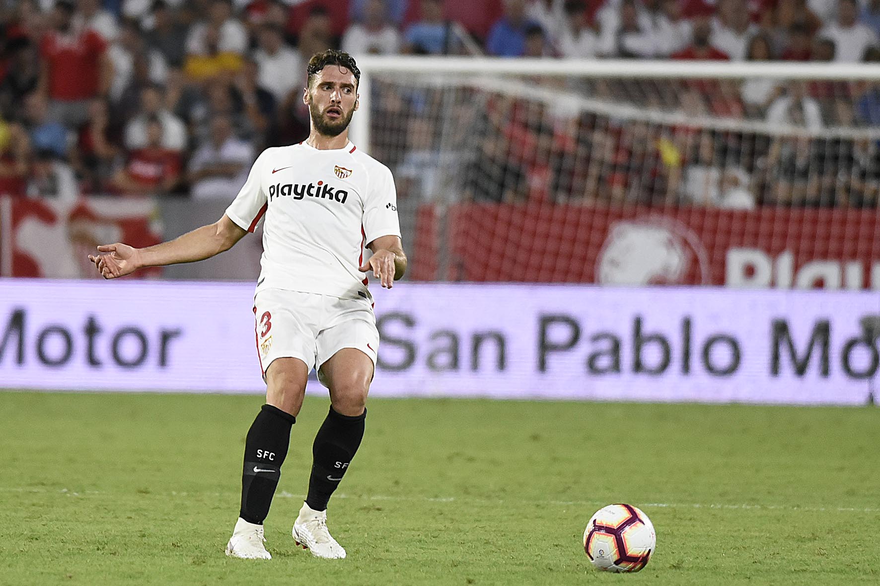 Sergi Gómez del Sevilla FC ante el Getafe CF