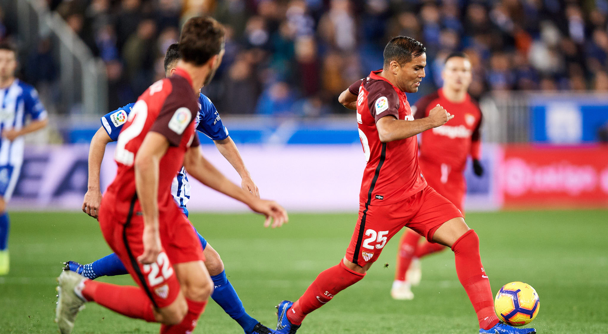 Gaby Mercado frente al Alavés