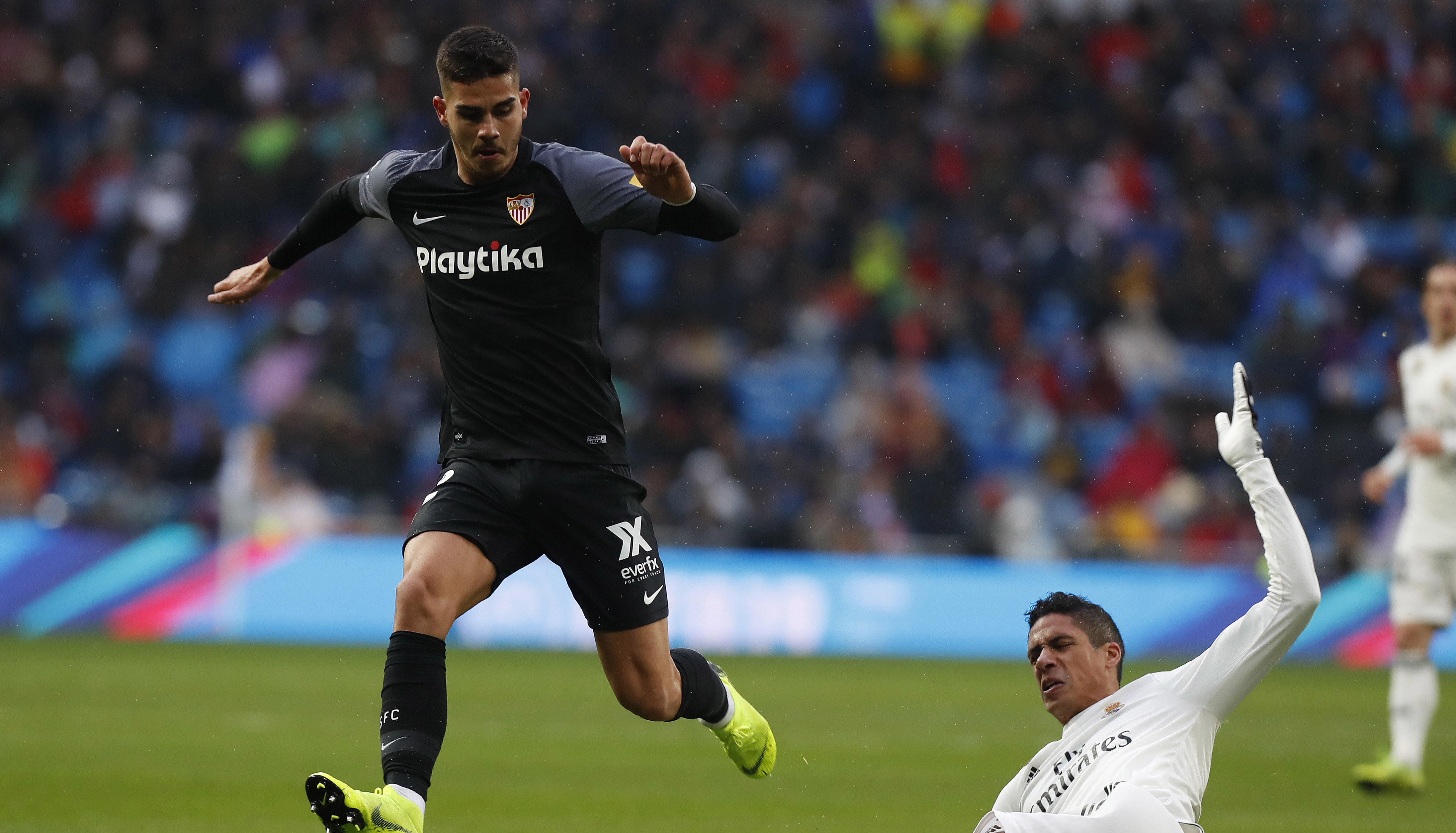 André Silva en el Bernabéu