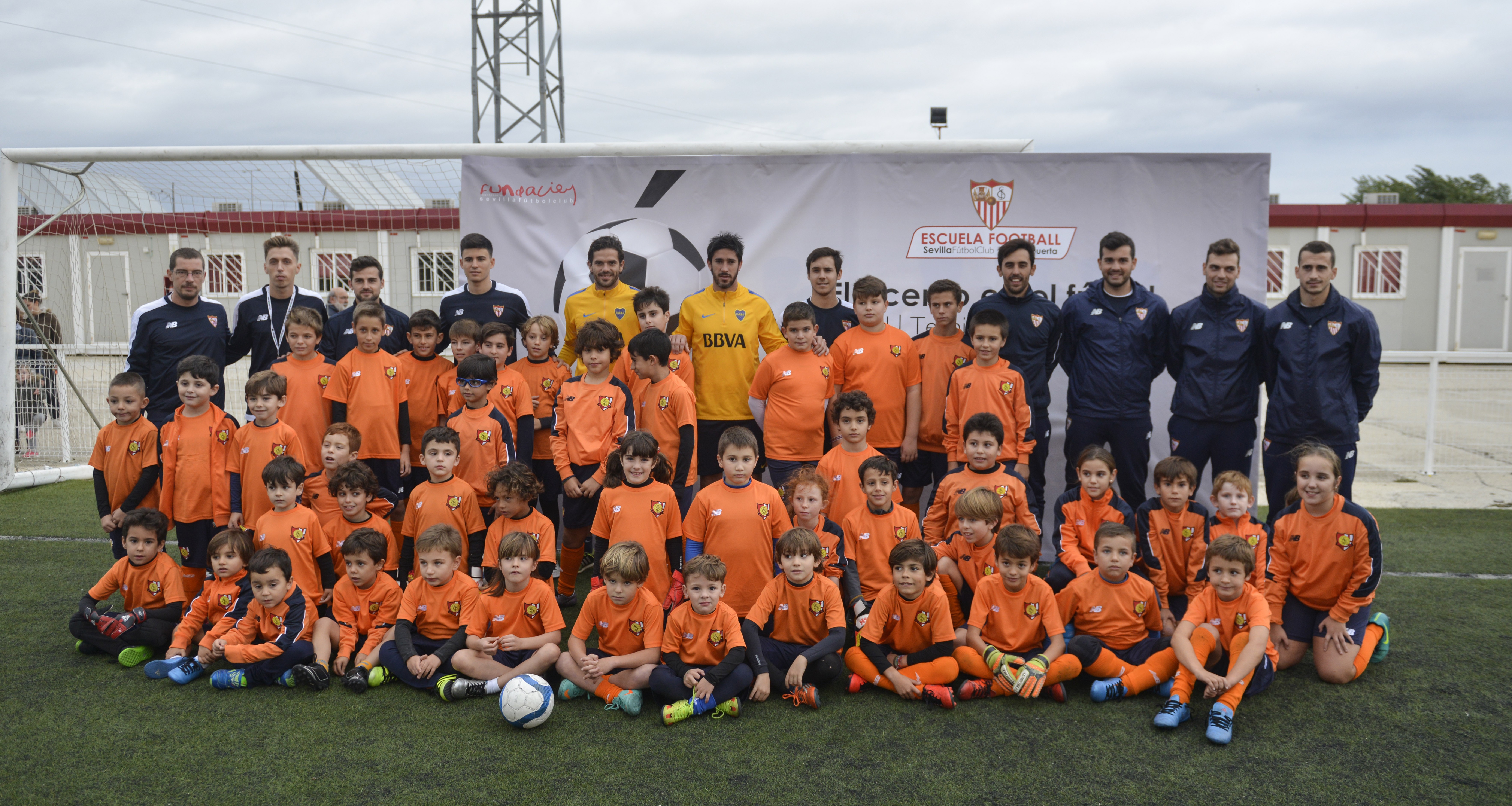 Boca Juniors visit to the Antonio Puerta Football School 